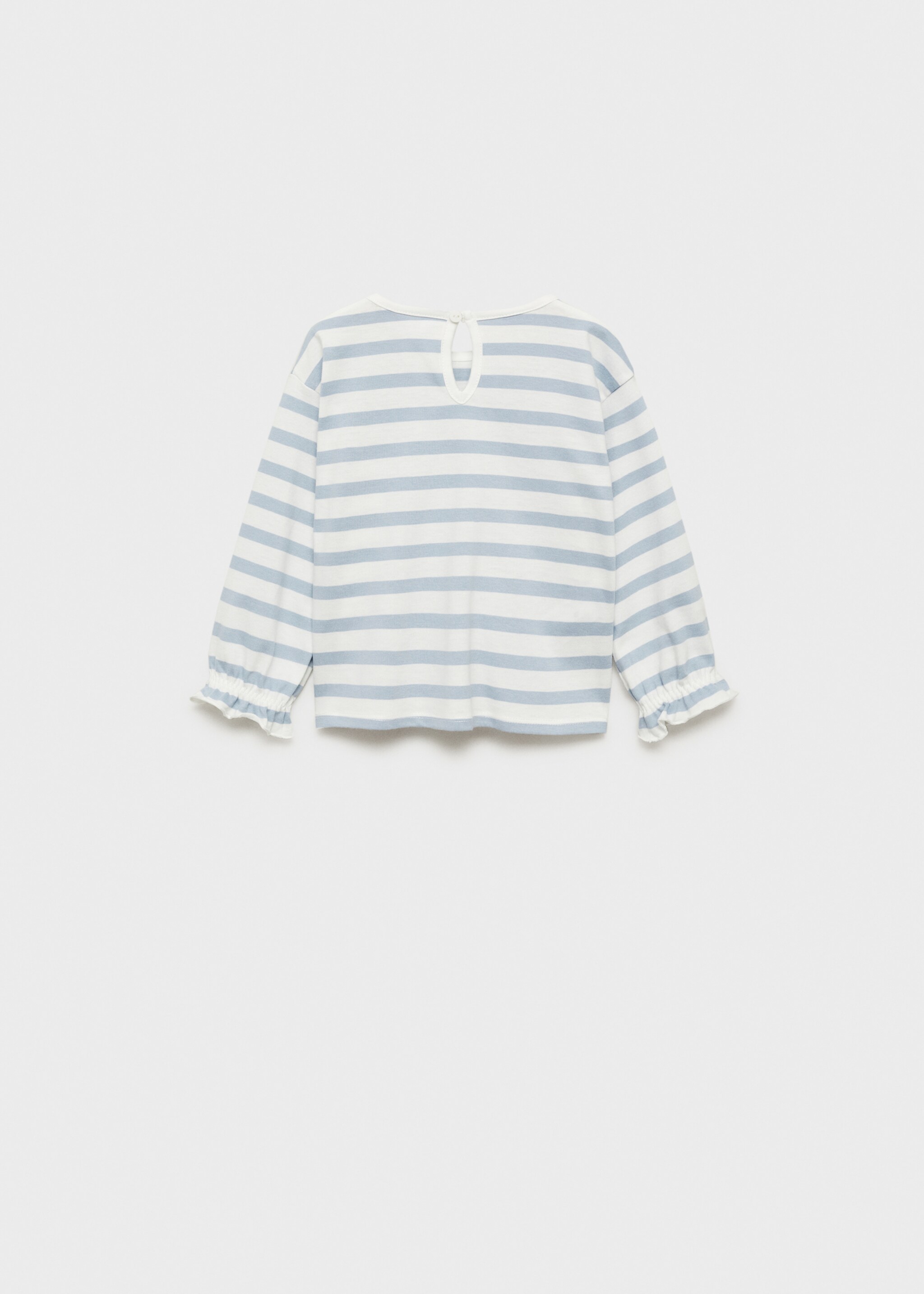 Camiseta algodón rayas - Reverso del artículo