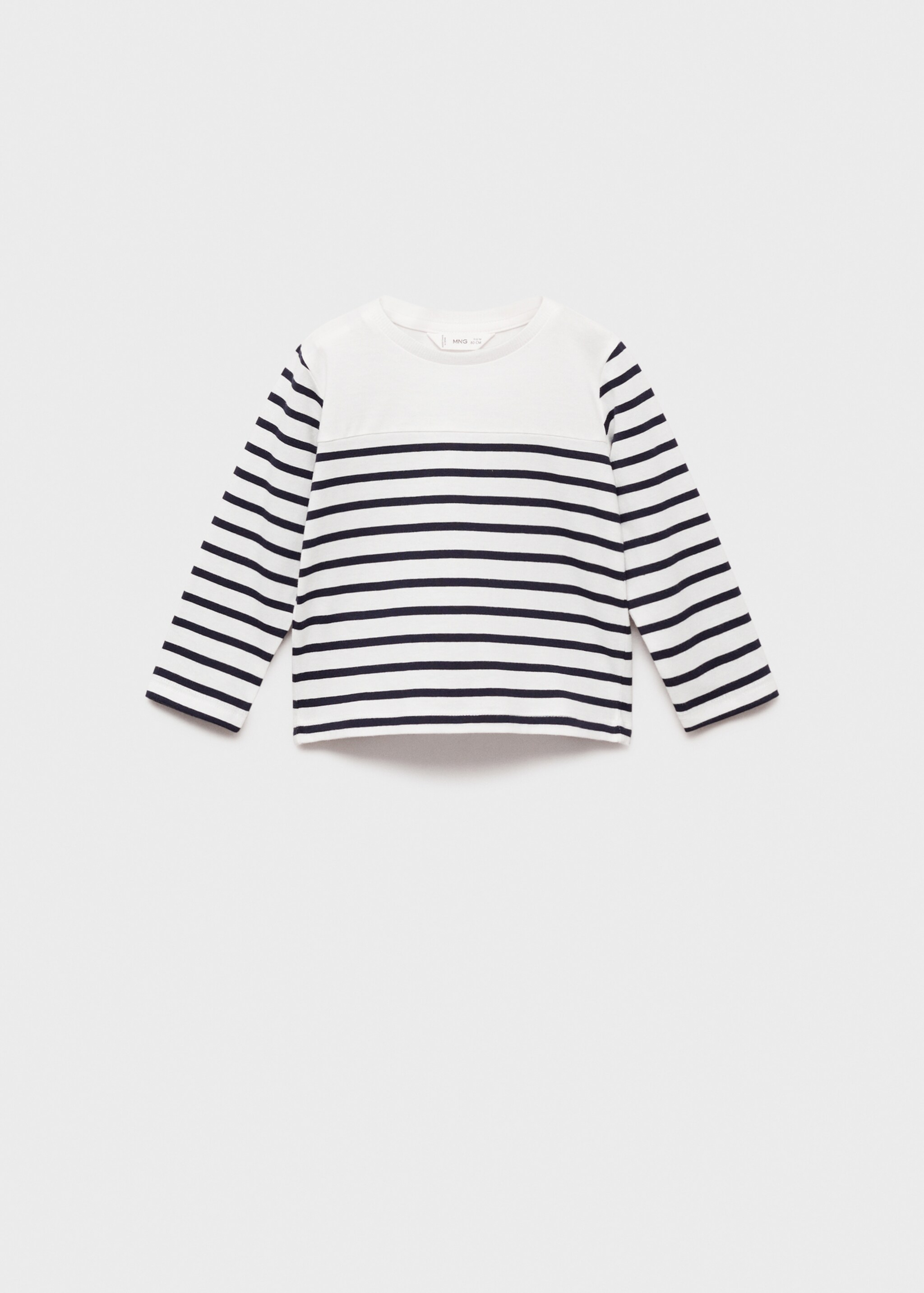 Langärmliges T-Shirt mit Streifen - Artikel ohne Model
