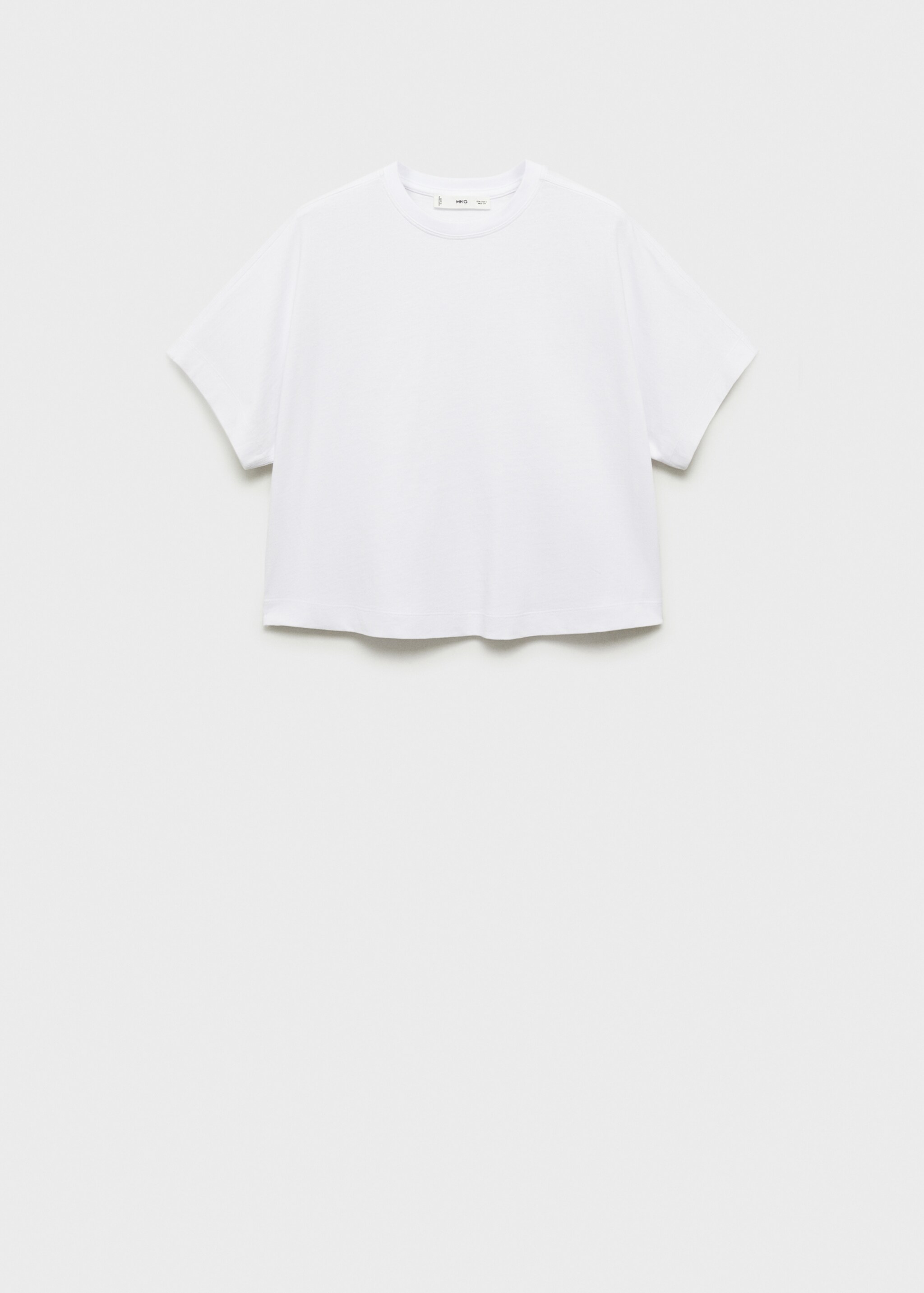 Short-sleeved cotton t-shirt - Article without model