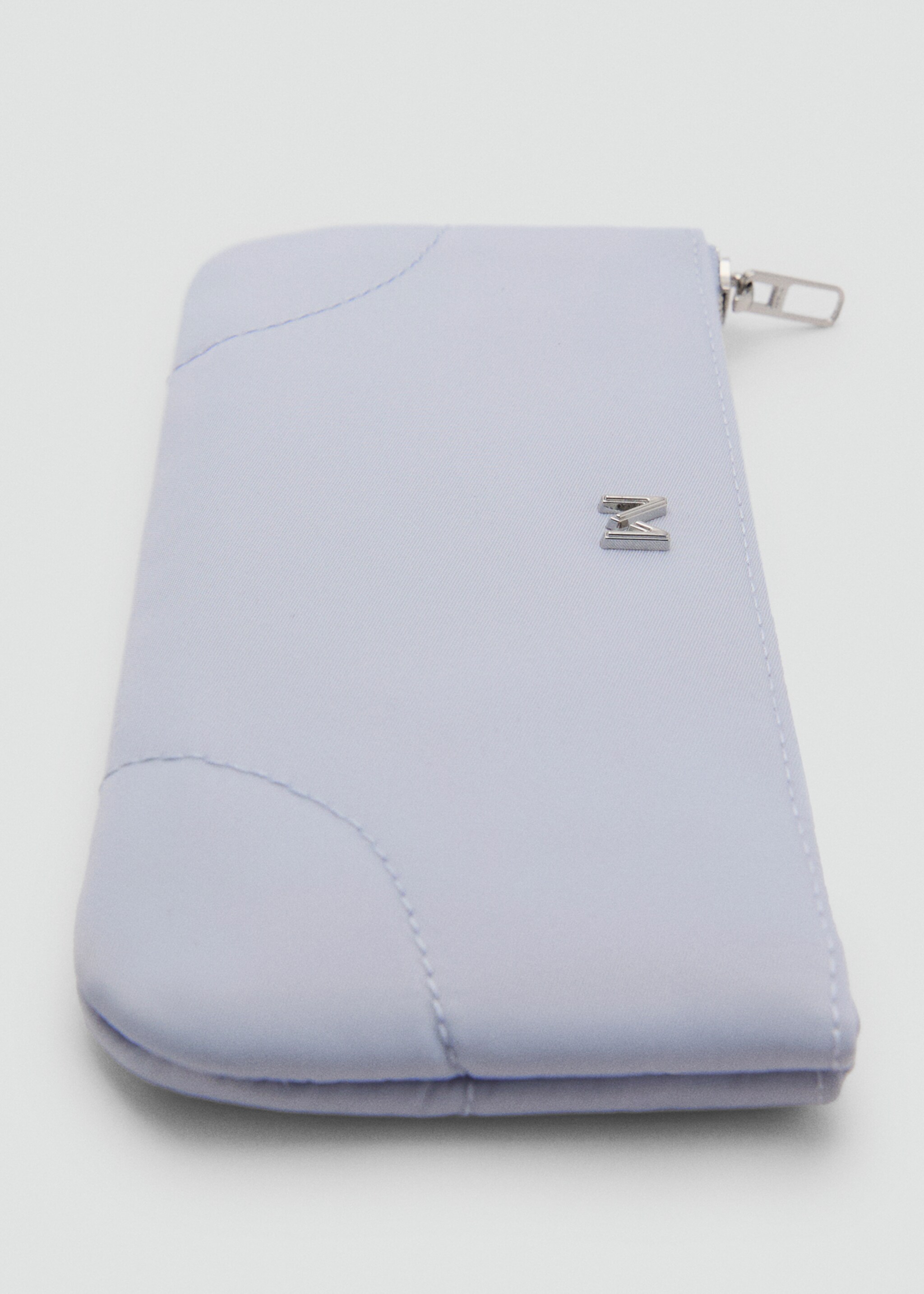 Zipped nylon cosmetics bag - Medium plane