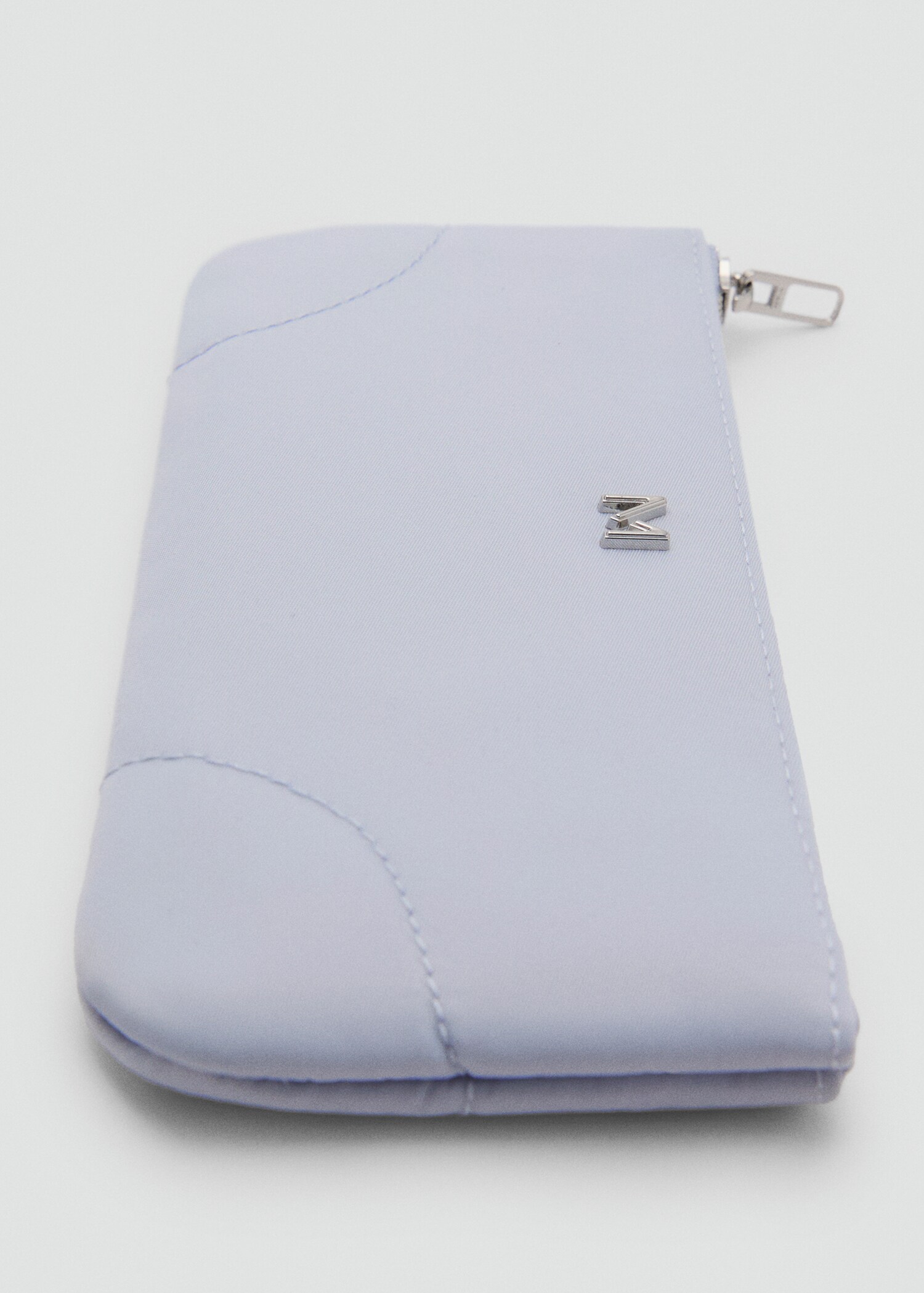 Zipped nylon cosmetics bag - Medium plane