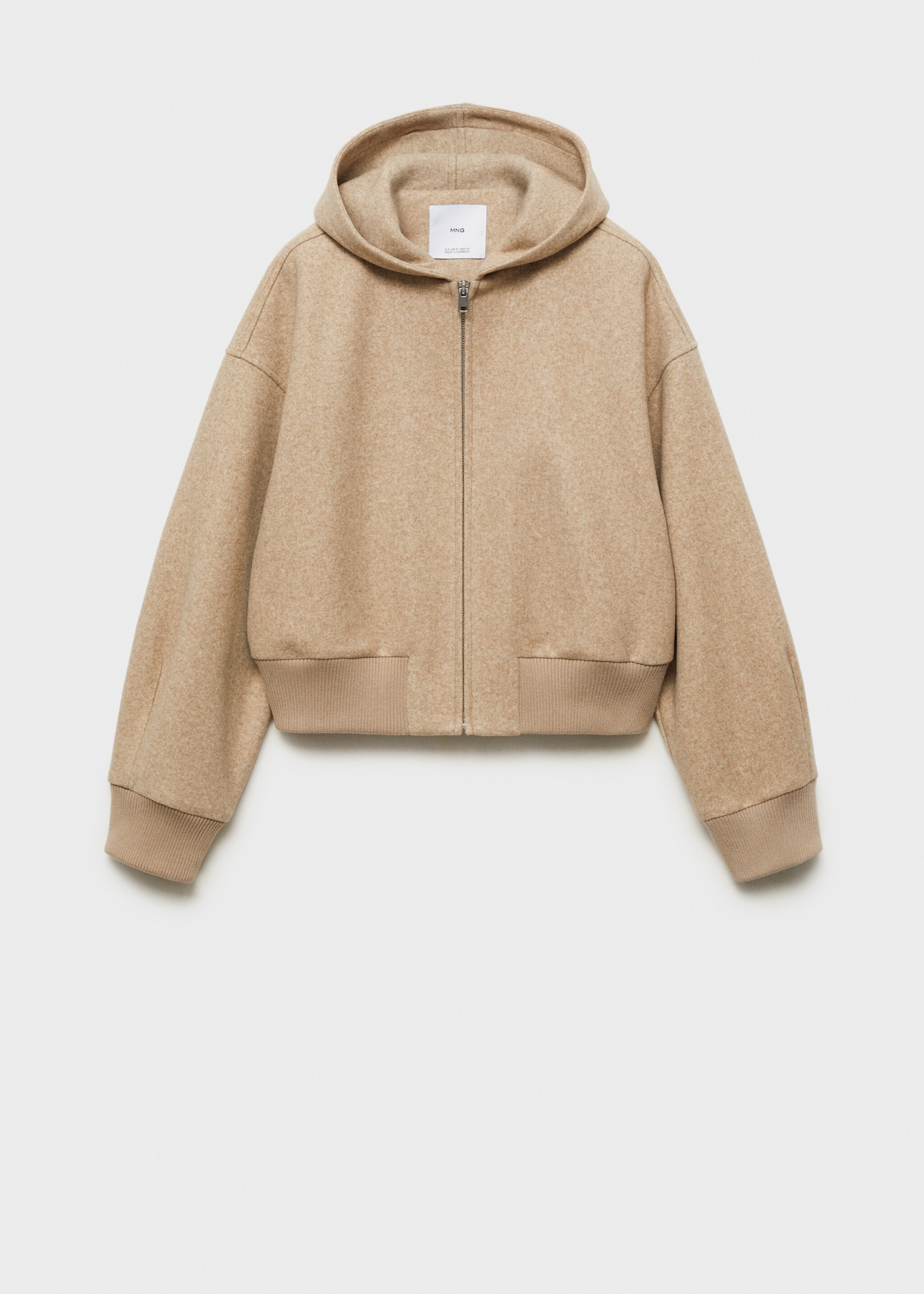 Veste oversize capuche - Article sans modèle