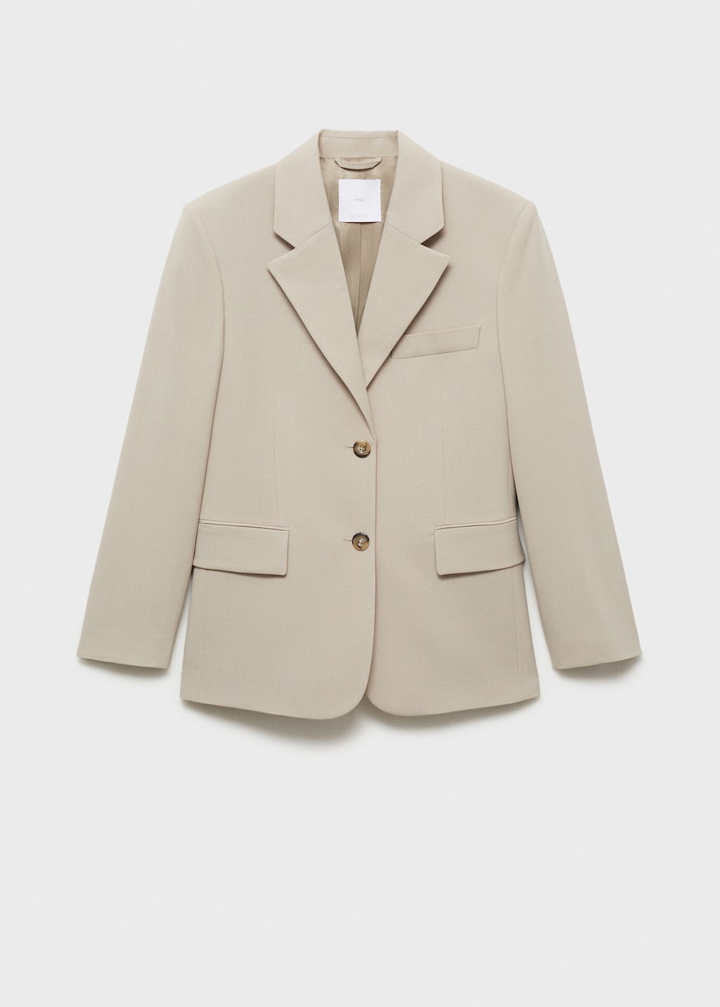 Structured straight-fit blazer - Women | MANGO USA