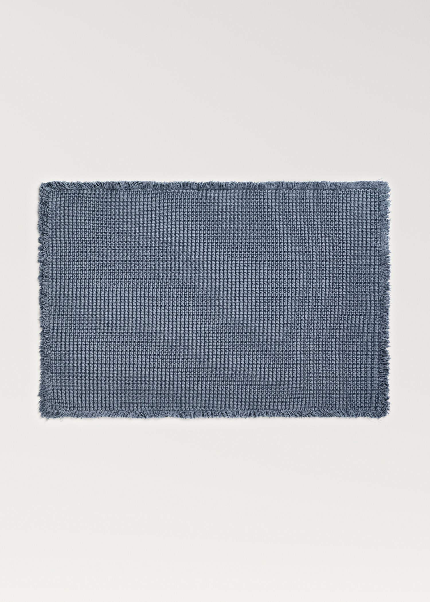 Geometric fringed bath rug - Article without model