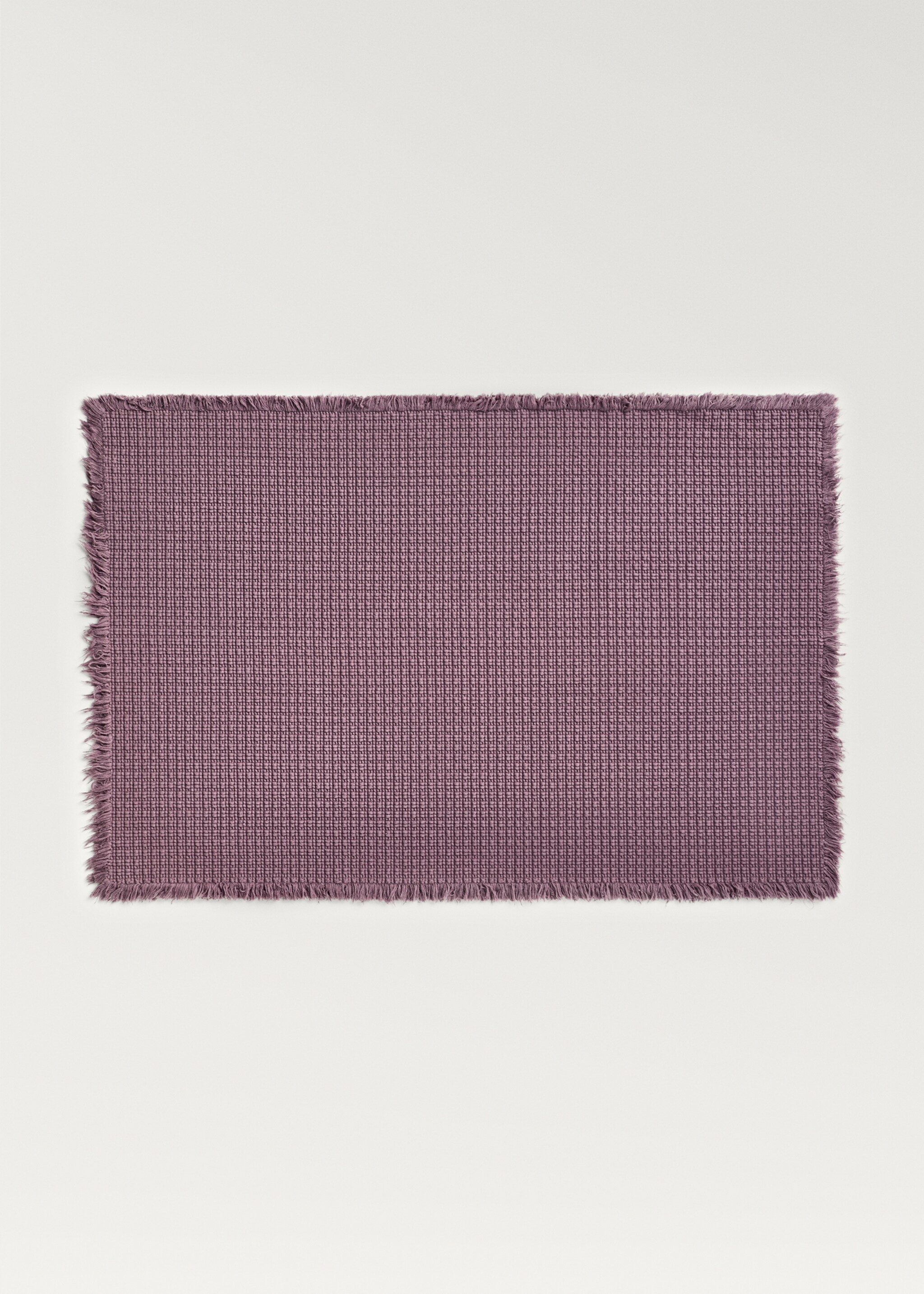 Geometric fringed bath rug - Article without model