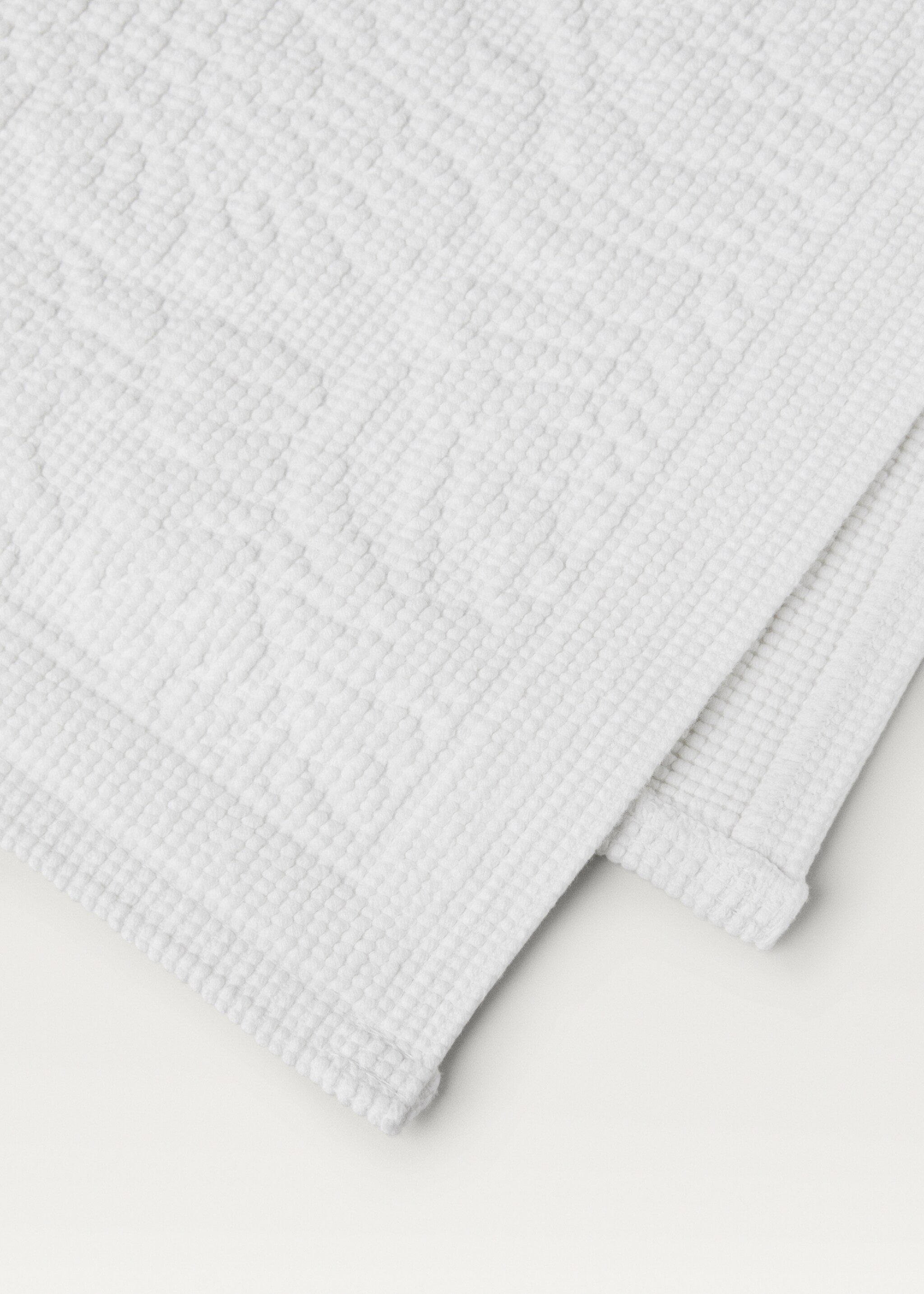 Floral jacquard bath mat - Details of the article 1