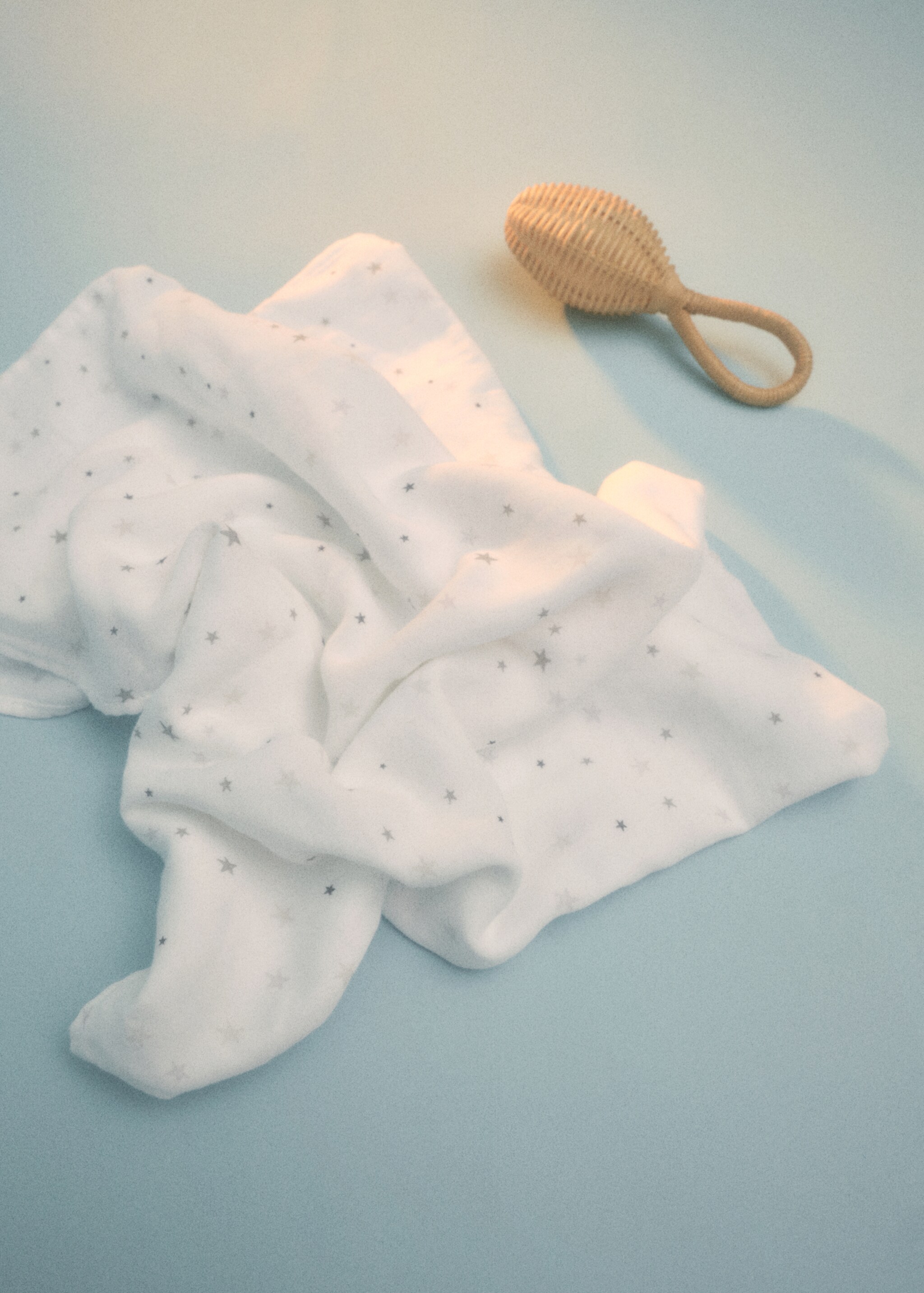 Set muselinas infantil algodón - Detalle del artículo 6, Blanco. Ref: 87043307-00.