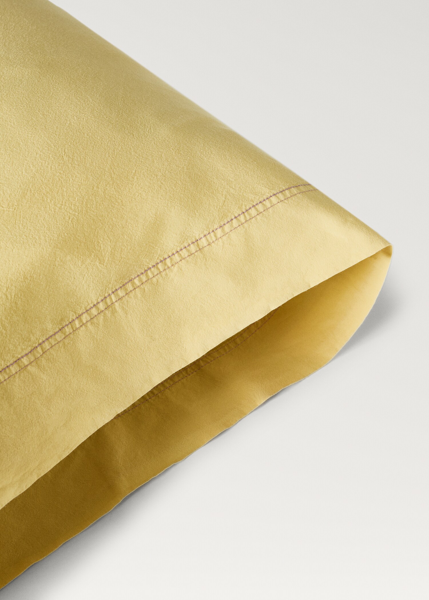 Funda almohada infantil algodón lavado doble pespunte 45x110 cm - Detalle del artículo 1