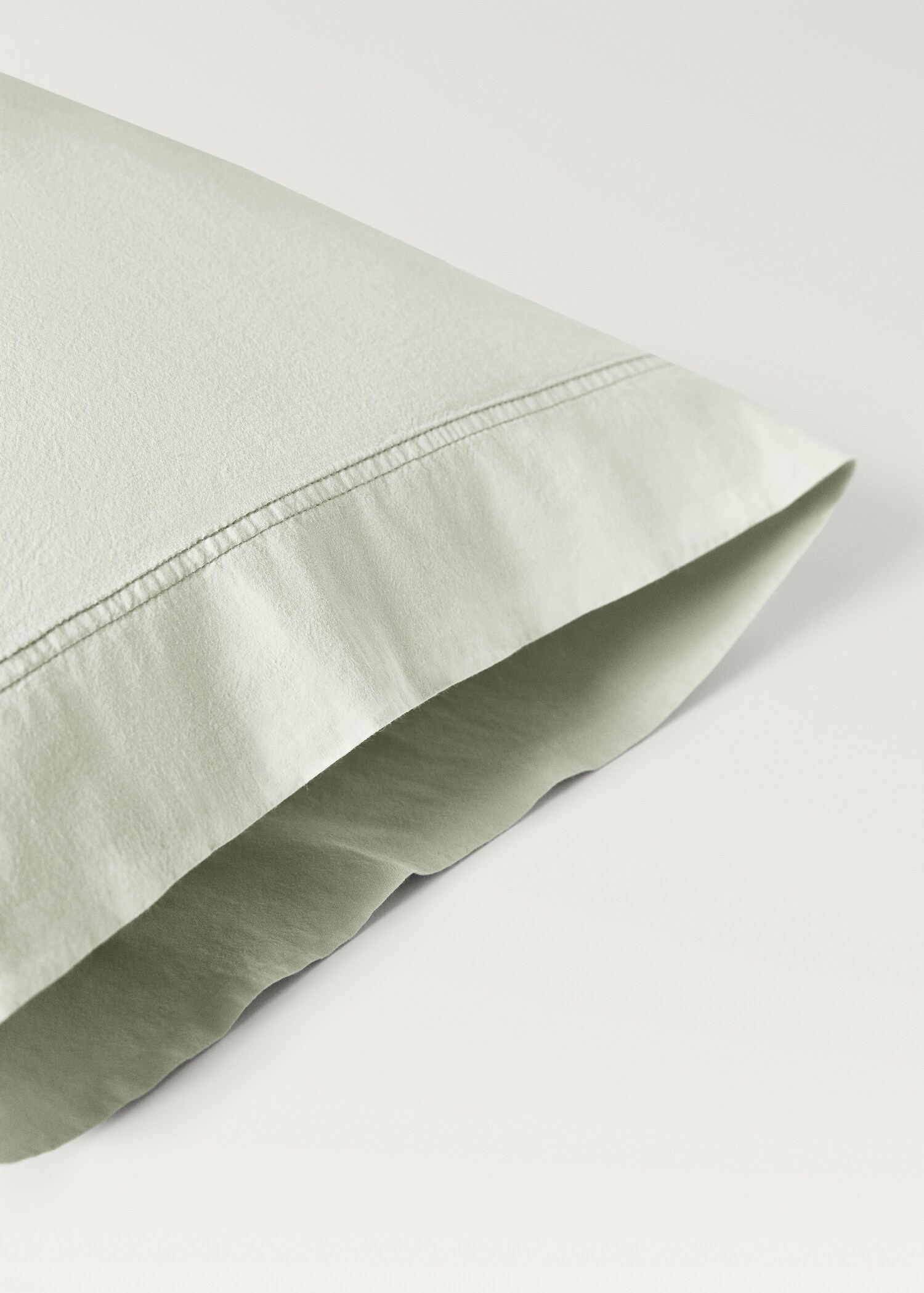 Funda almohada infantil algodón lavado doble pespunte 45x110 cm - Detalle del artículo 1