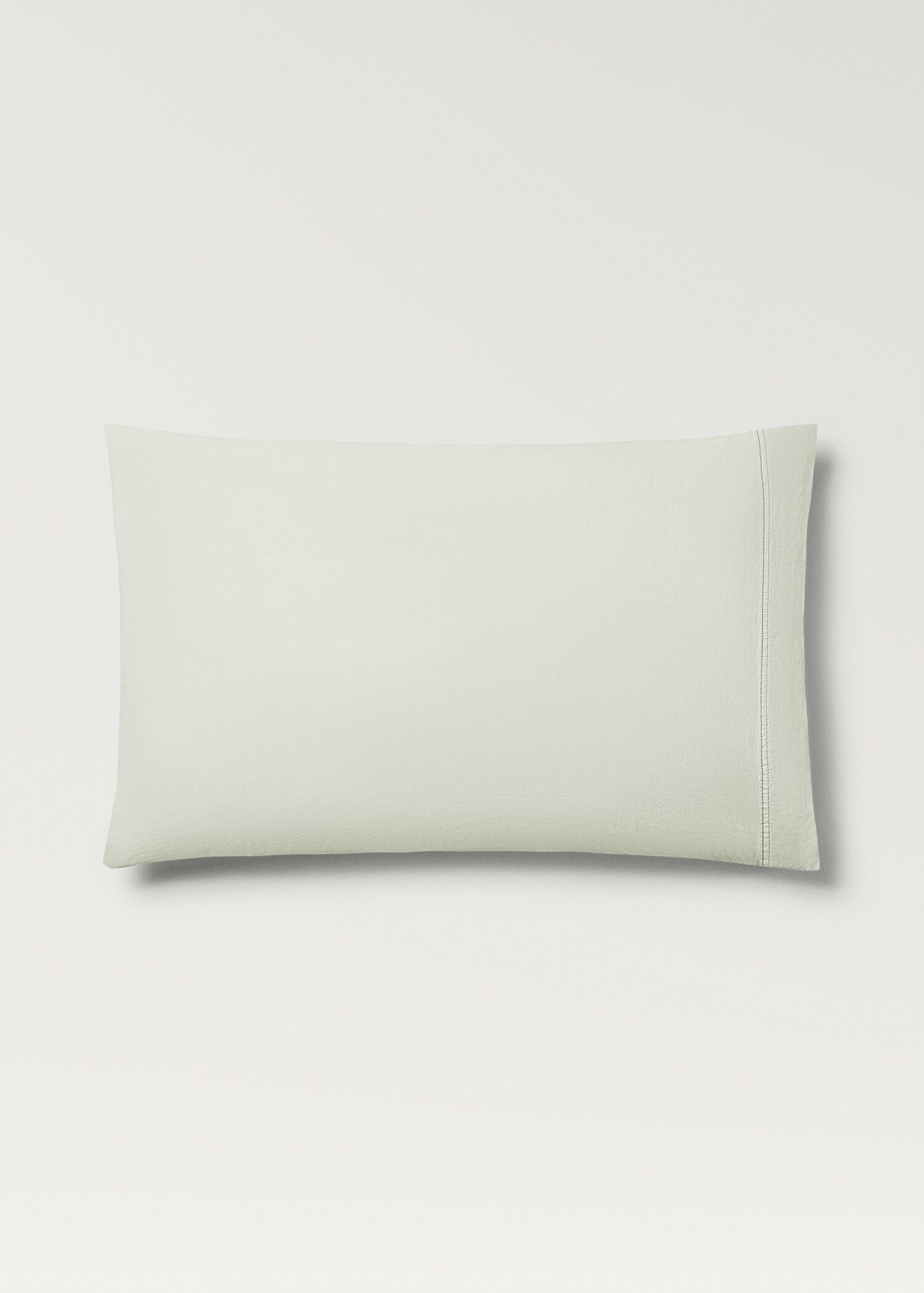 Dziecięca poszewka na poduszkę z bawełny z efektem sprania i podwójnym stebnowaniem 50 x 75 cm - Artykuł bez modela/modelki
