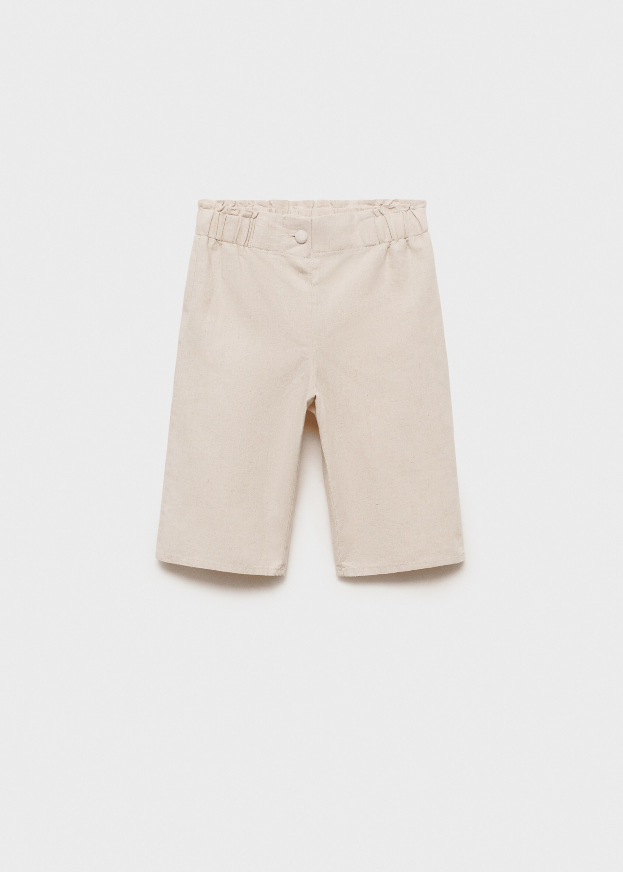 Linen-blend trousers - Article without model