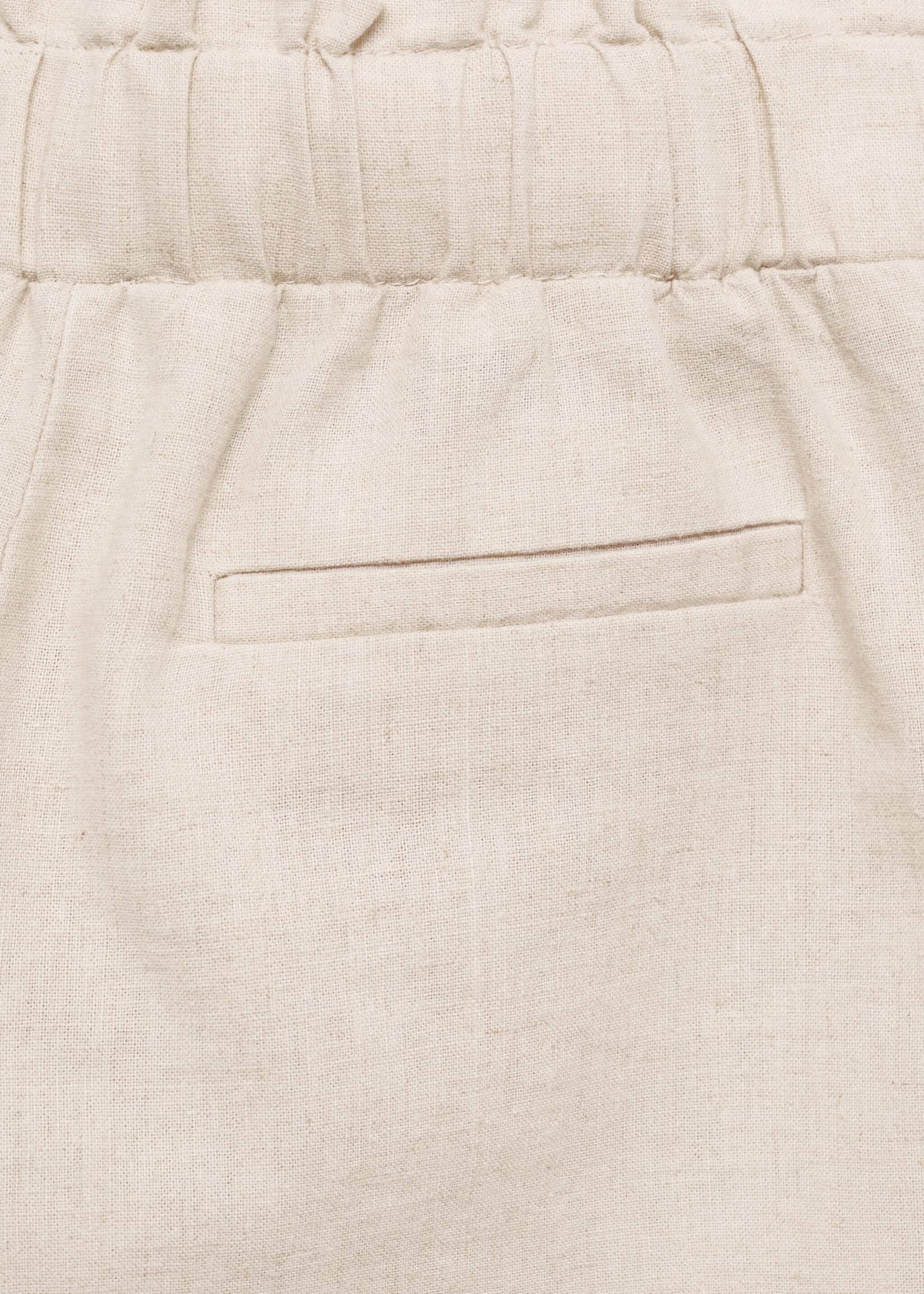 Linen-blend trousers - Details of the article 0