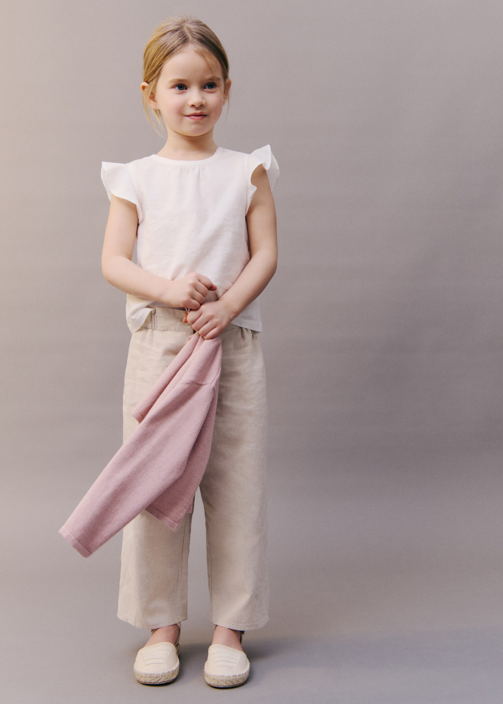 Linen-blend trousers - Details of the article 5
