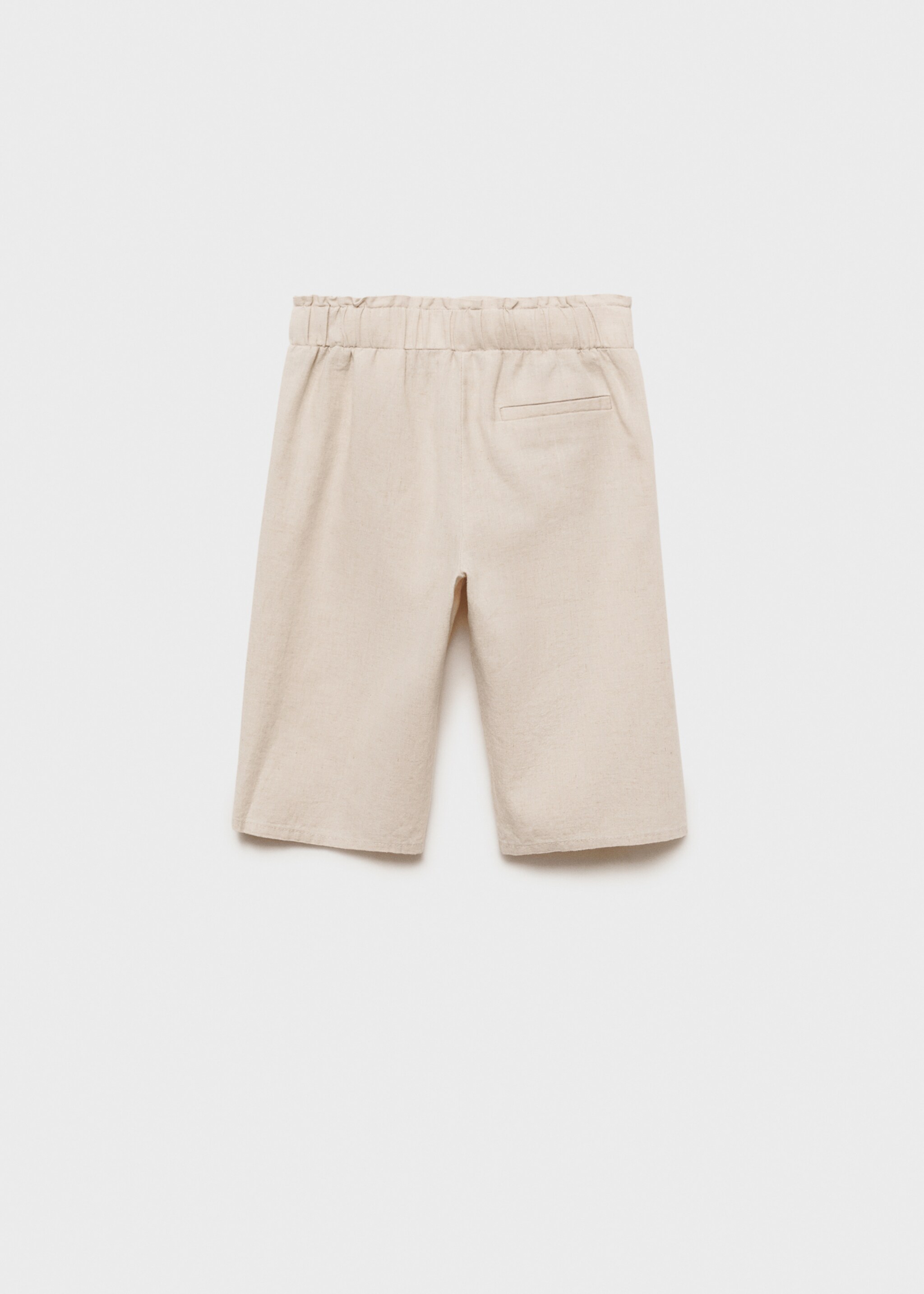 Linen-blend trousers - Reverse of the article