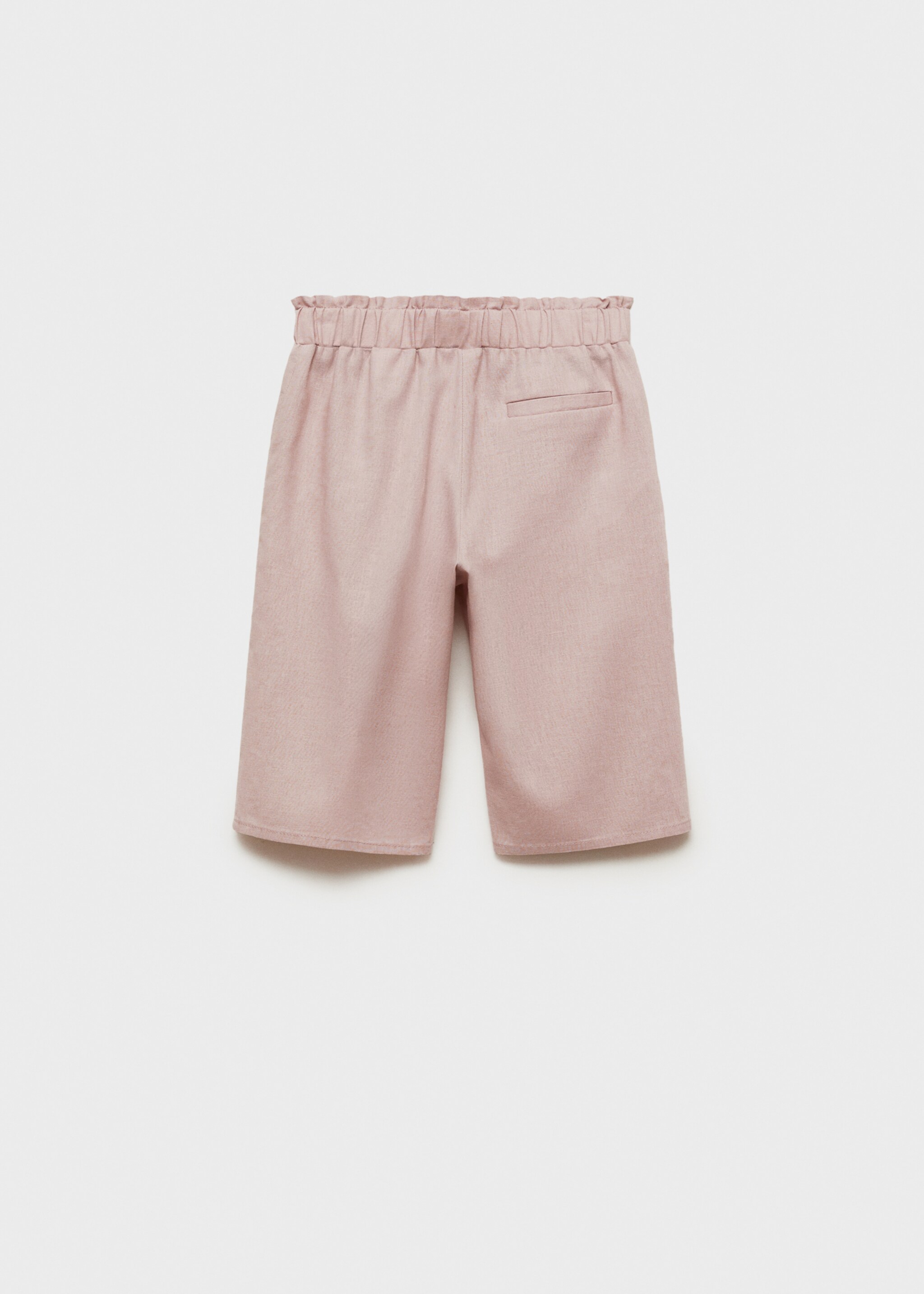 Linen-blend trousers - Reverse of the article