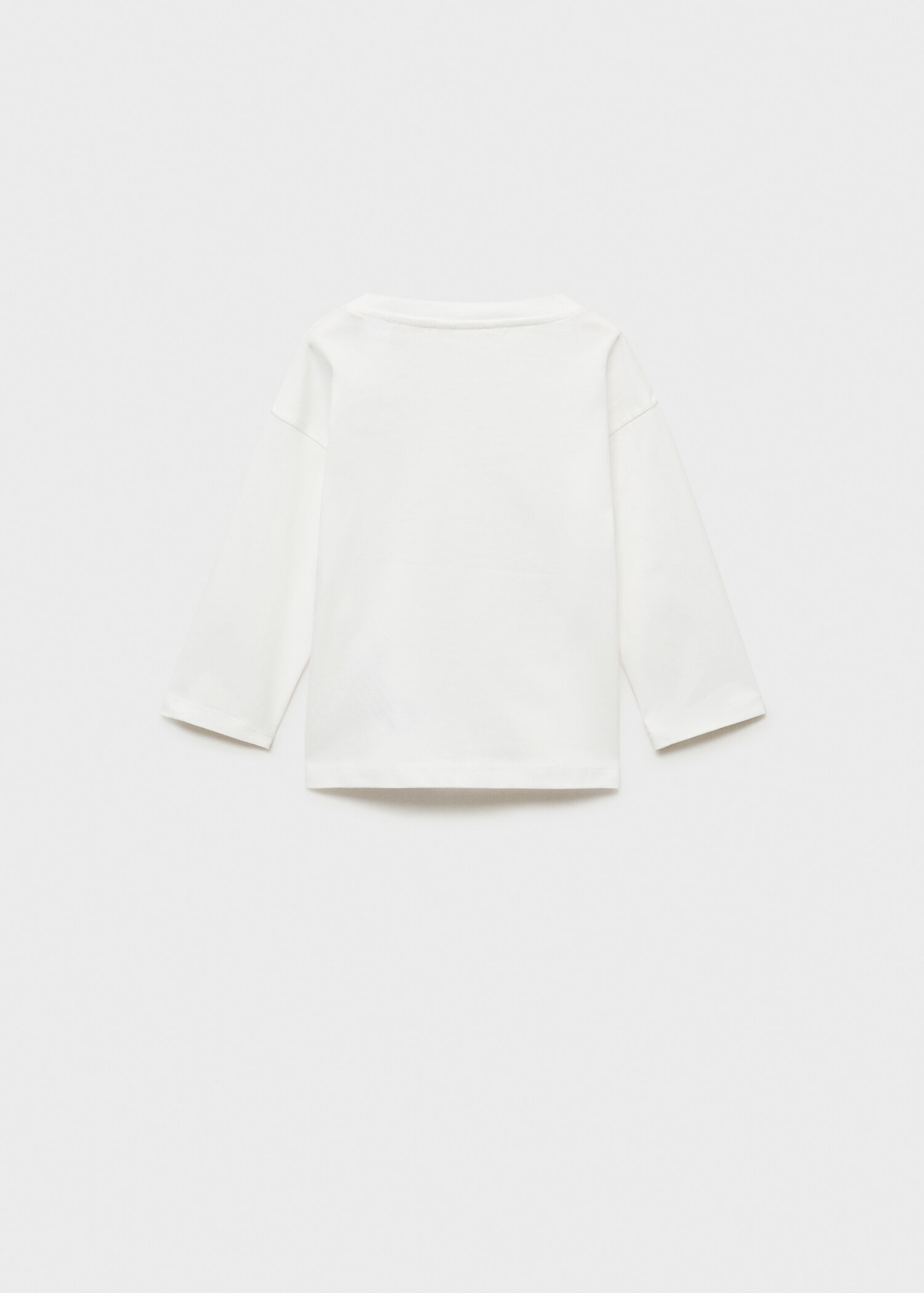 T-shirt en coton imprimé - Verso de l’article
