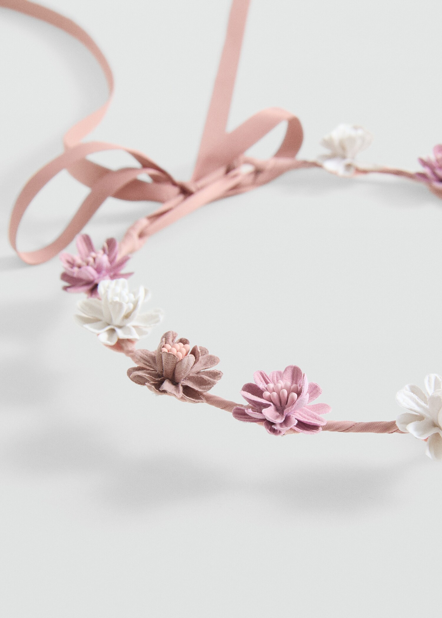 Haarband met bloemen en striksluiting - Detail van het artikel 1