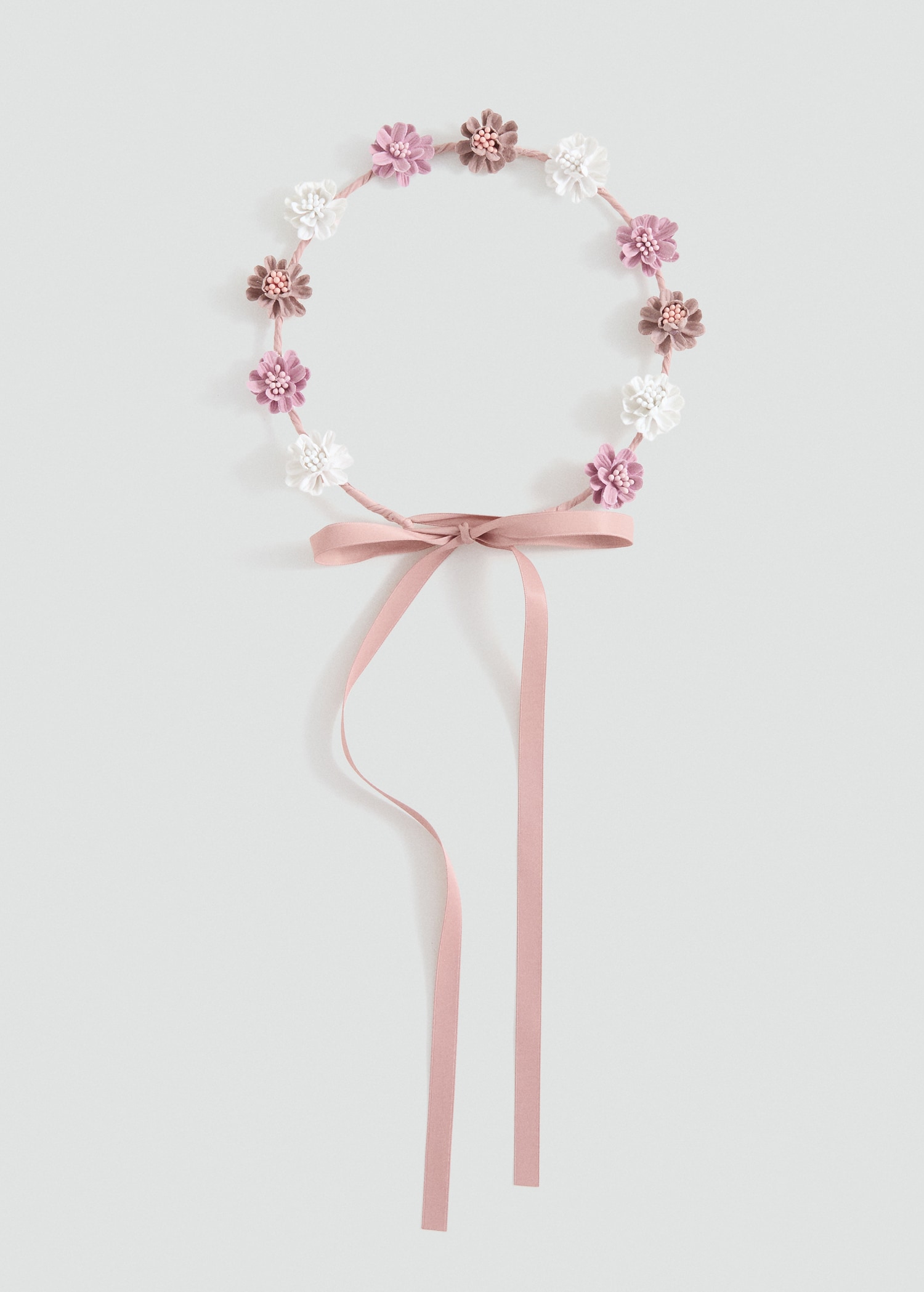 Haarband met bloemen en striksluiting - Detail van het artikel 2