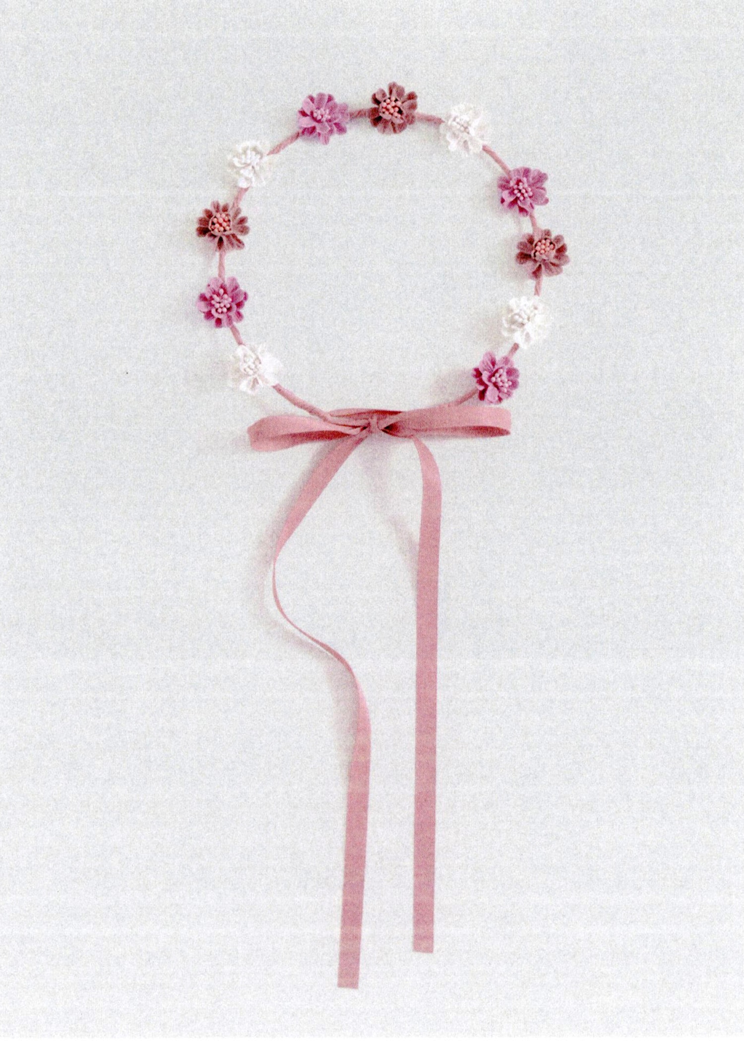Haarband met bloemen en striksluiting - Detail van het artikel 5