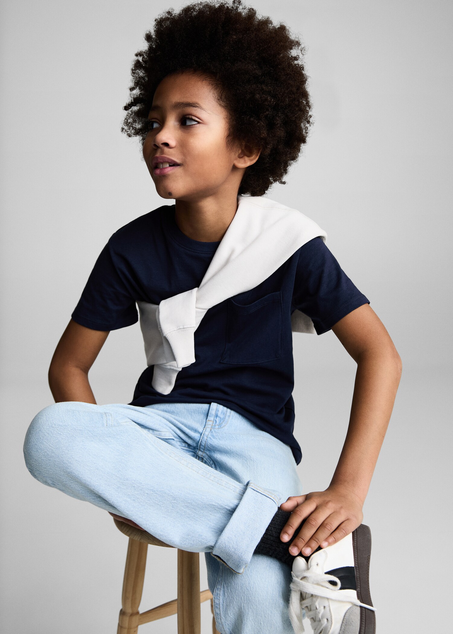 Patch pocket T-shirt - Medium plane