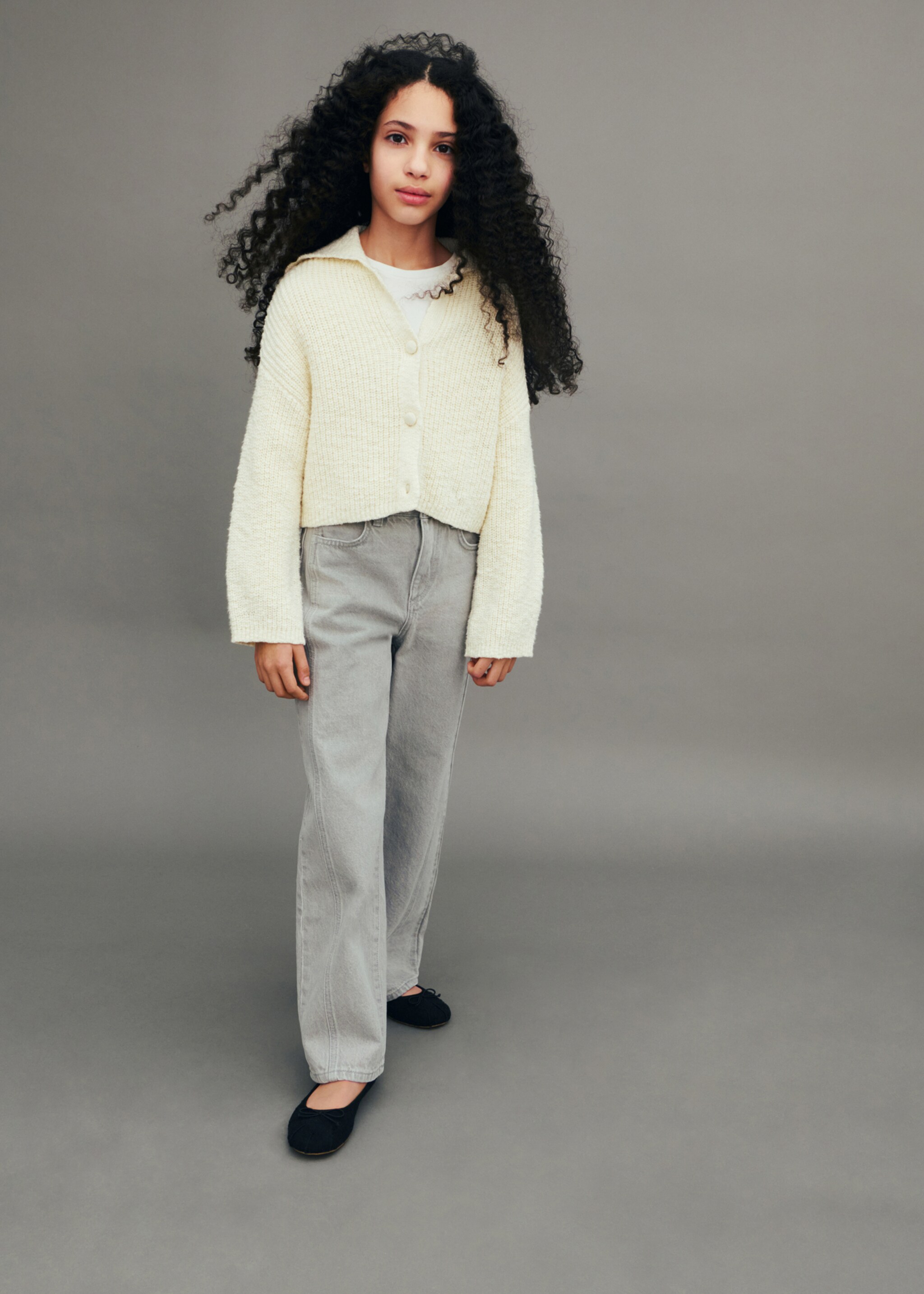 Strikket cardigan med knapper - Artikkeldetalj 5