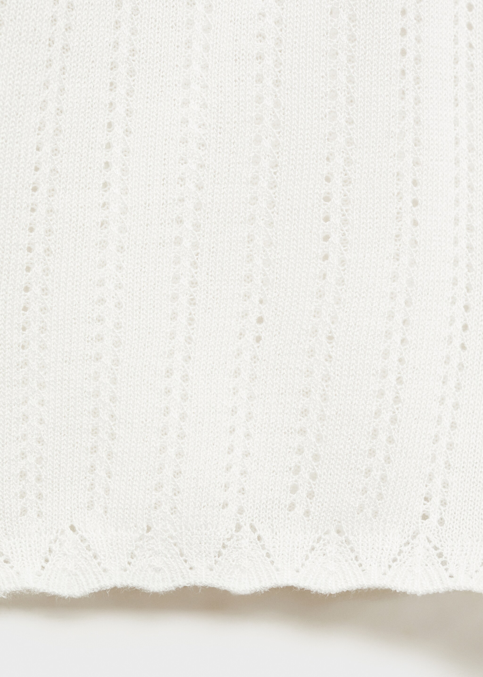 Pyjama shorts with pointelle detail - Details of the article 0