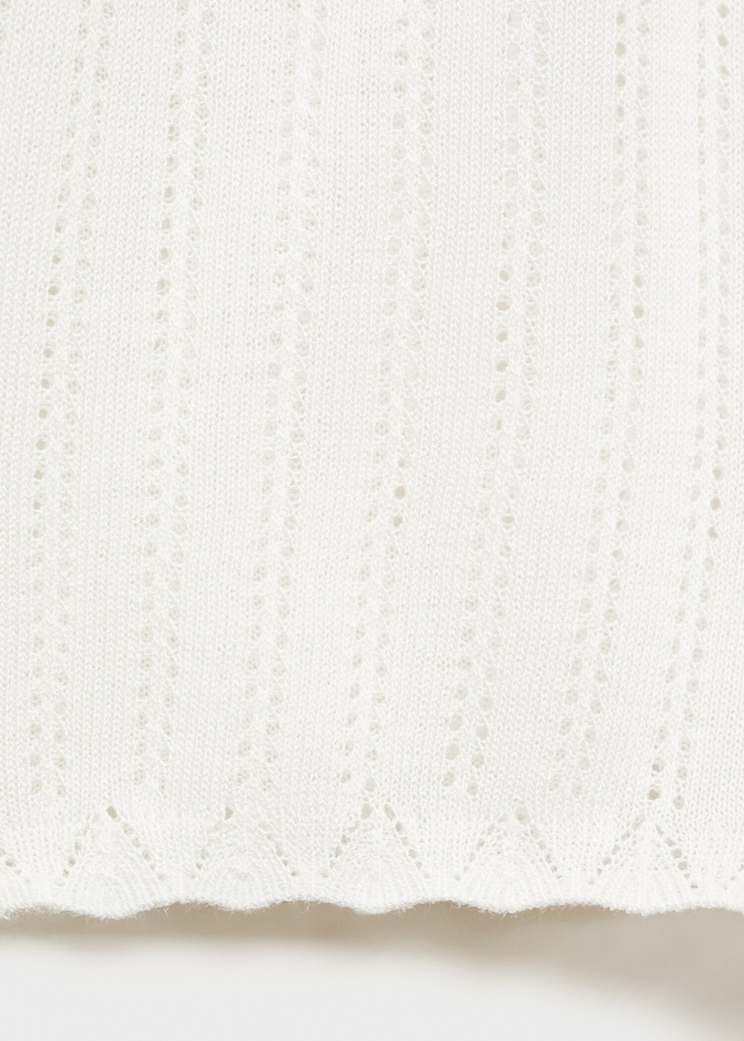Korte pyjamabroek met ajourdetail - Detail van het artikel 0