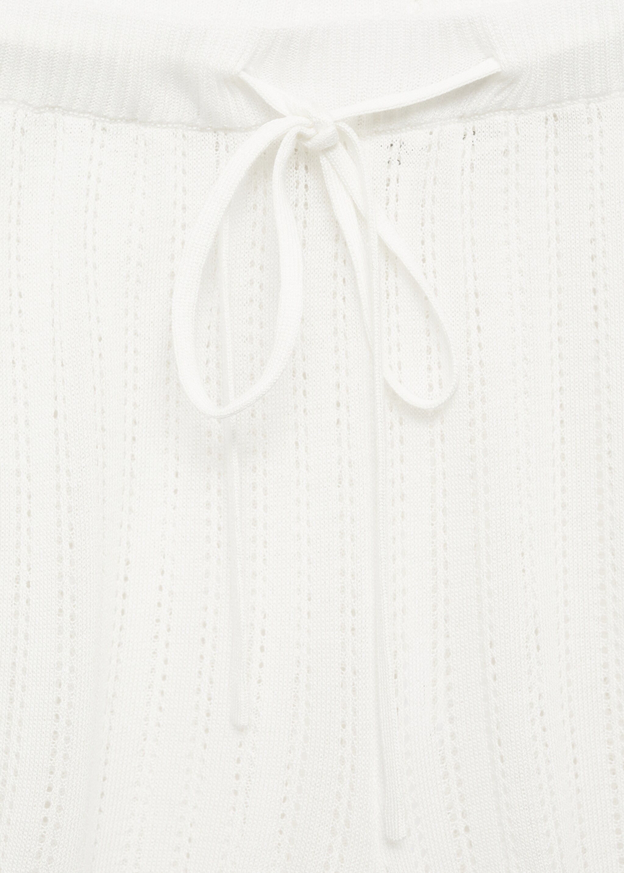 Pyjama shorts with pointelle detail - Details of the article 8
