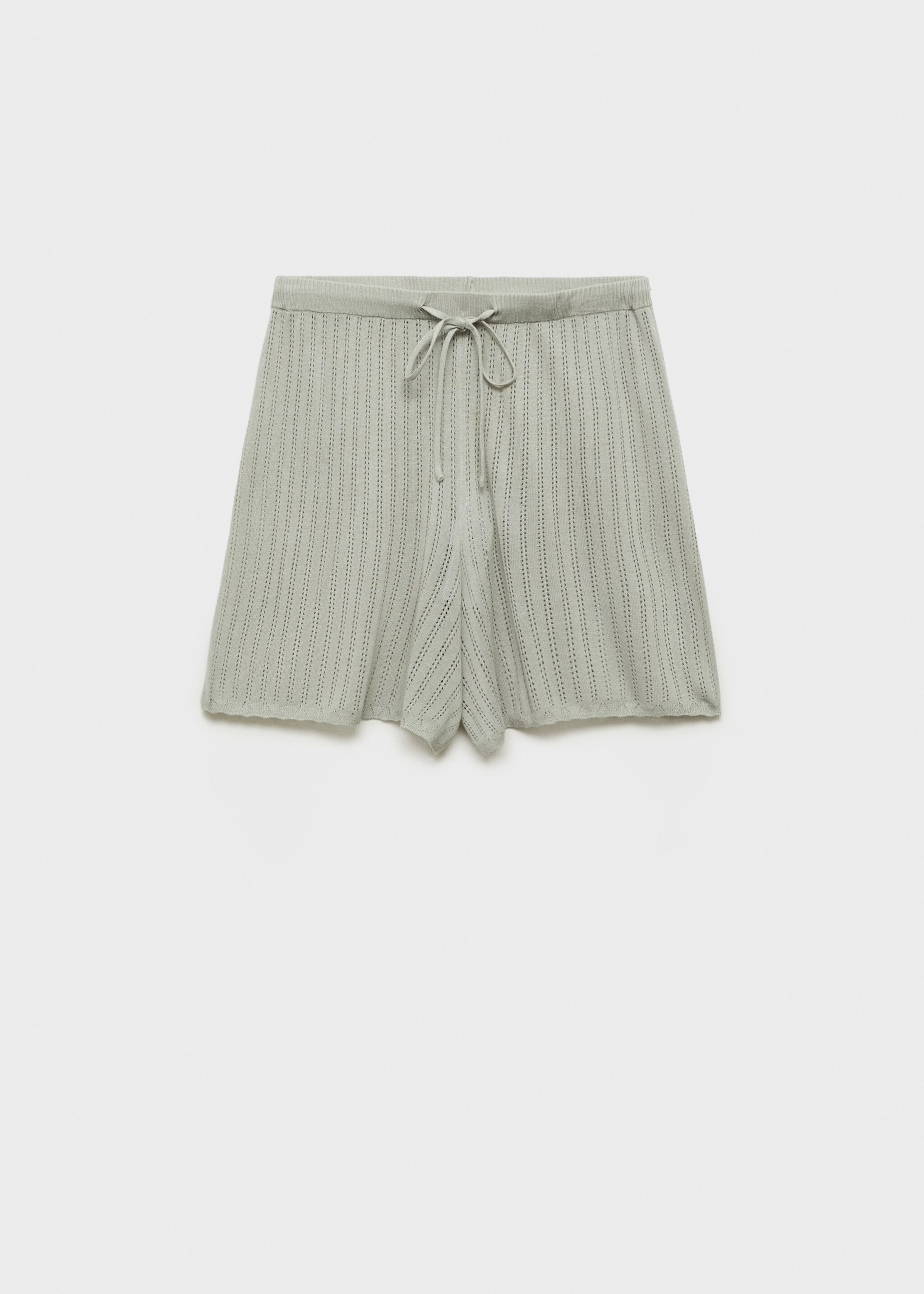Pyjama shorts with pointelle detail - Article without model