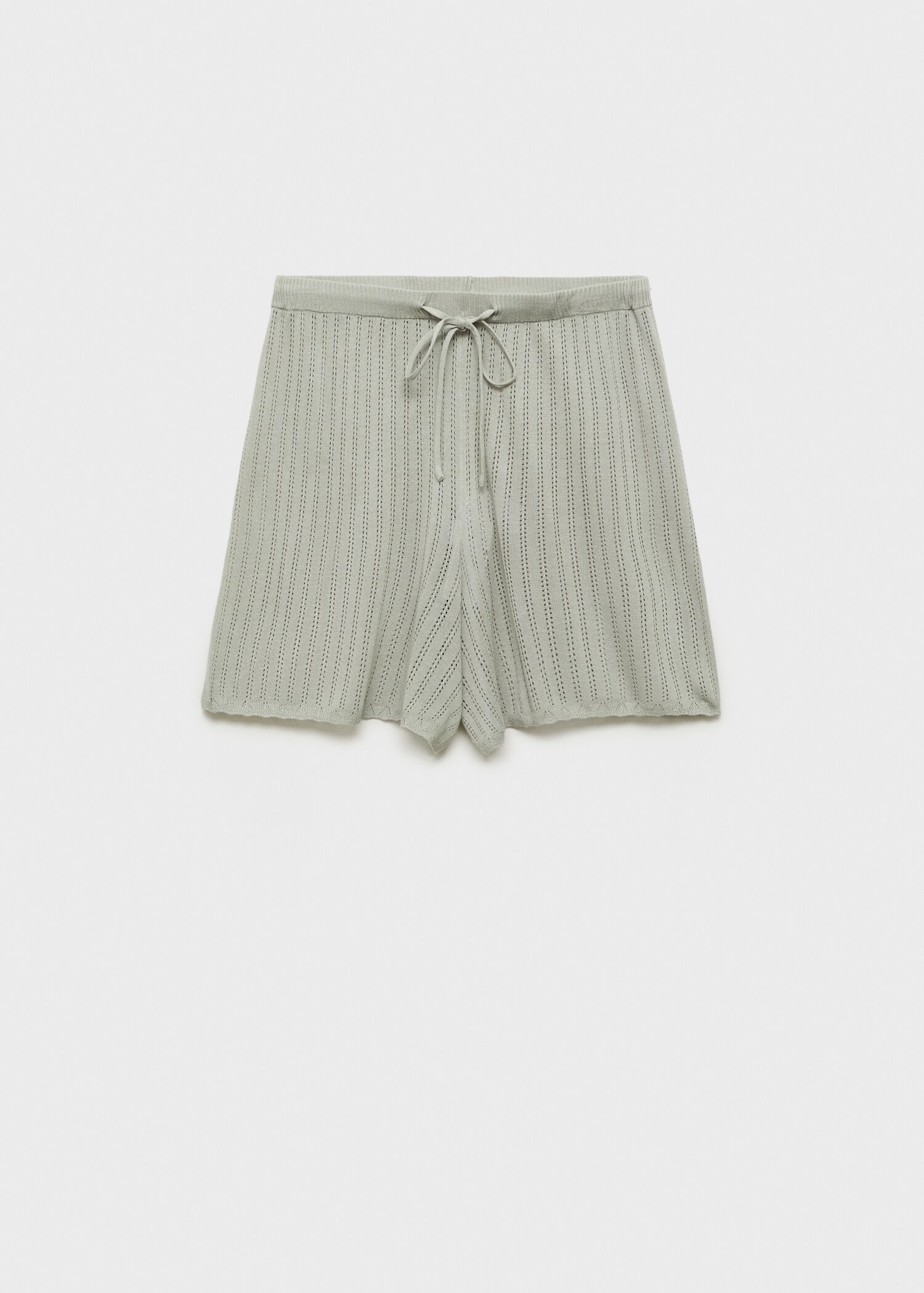 Pyjama shorts with pointelle detail - Article without model
