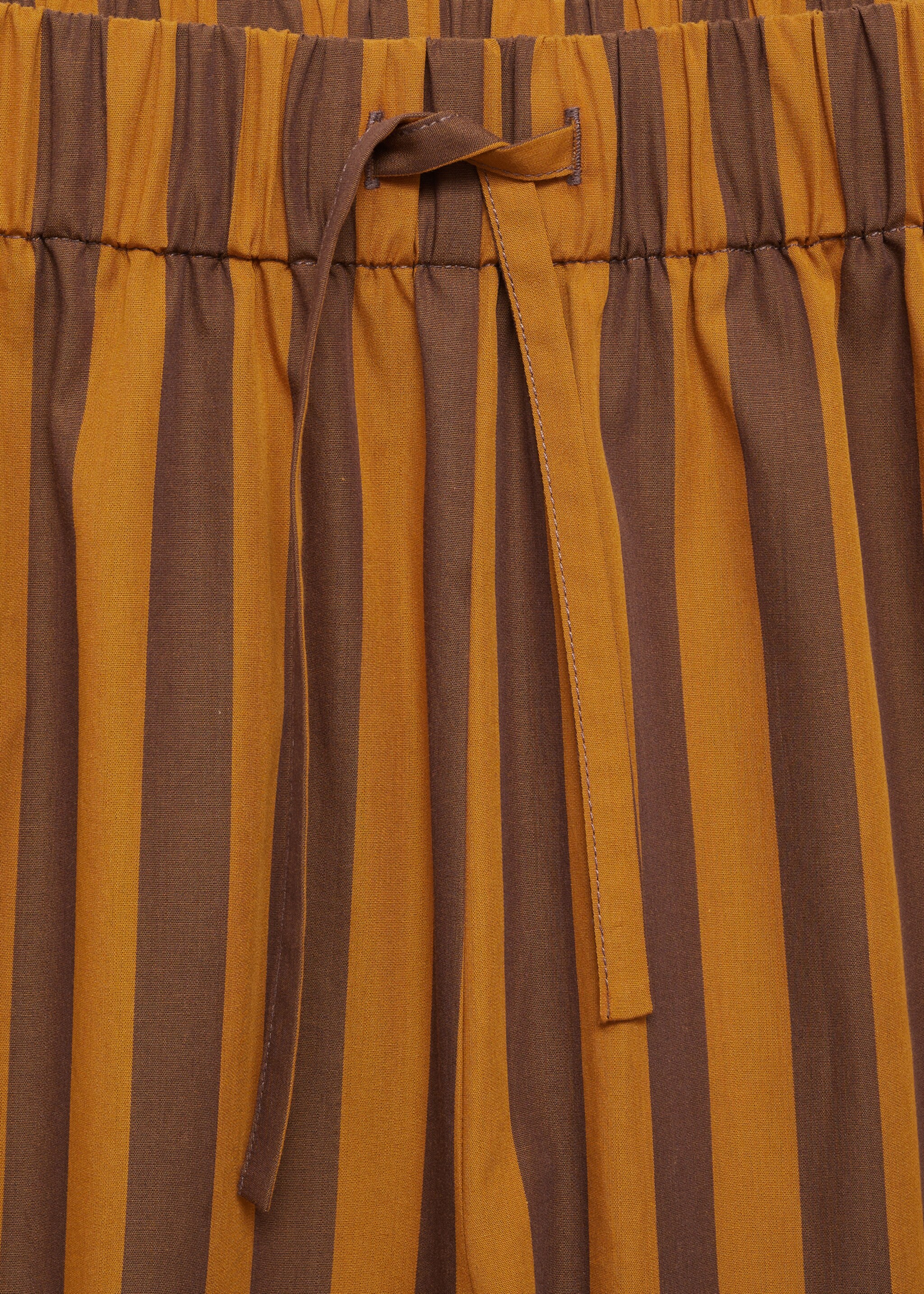 Woven two-tone striped trousers - Details of the article 8
