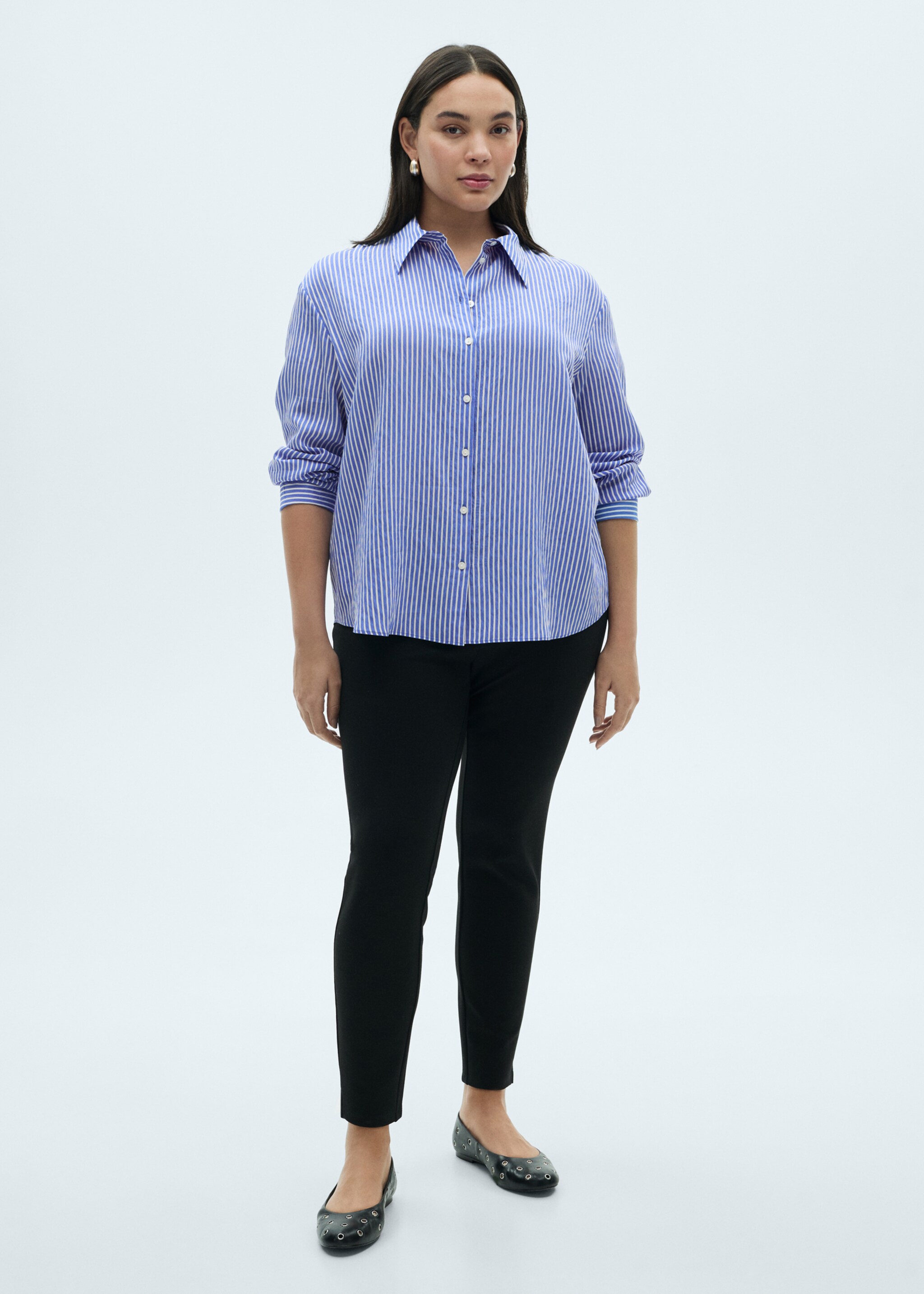 Striped straight shirt - Details of the article 3