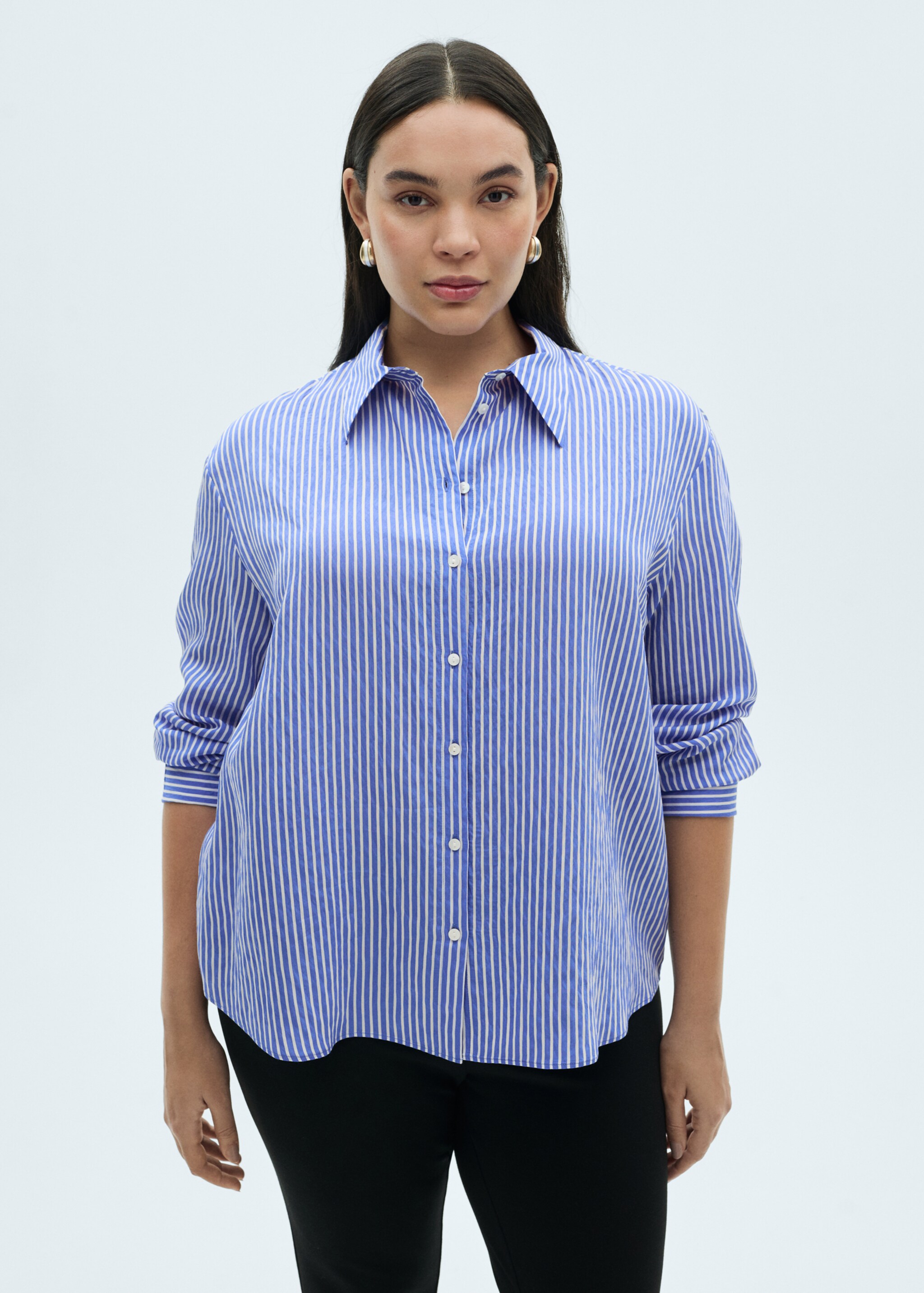 Striped straight shirt - Details of the article 5