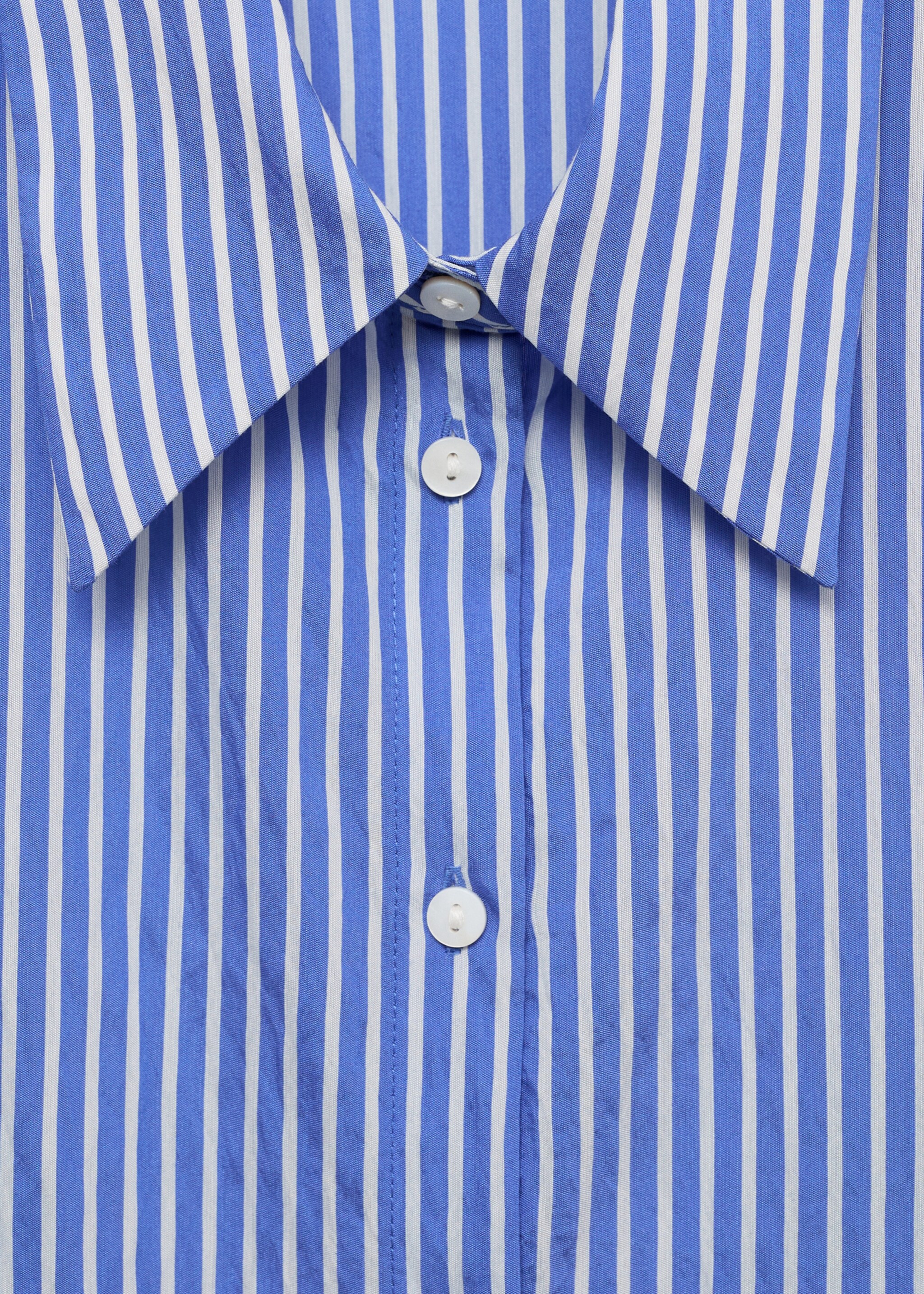 Striped straight shirt - Details of the article 8