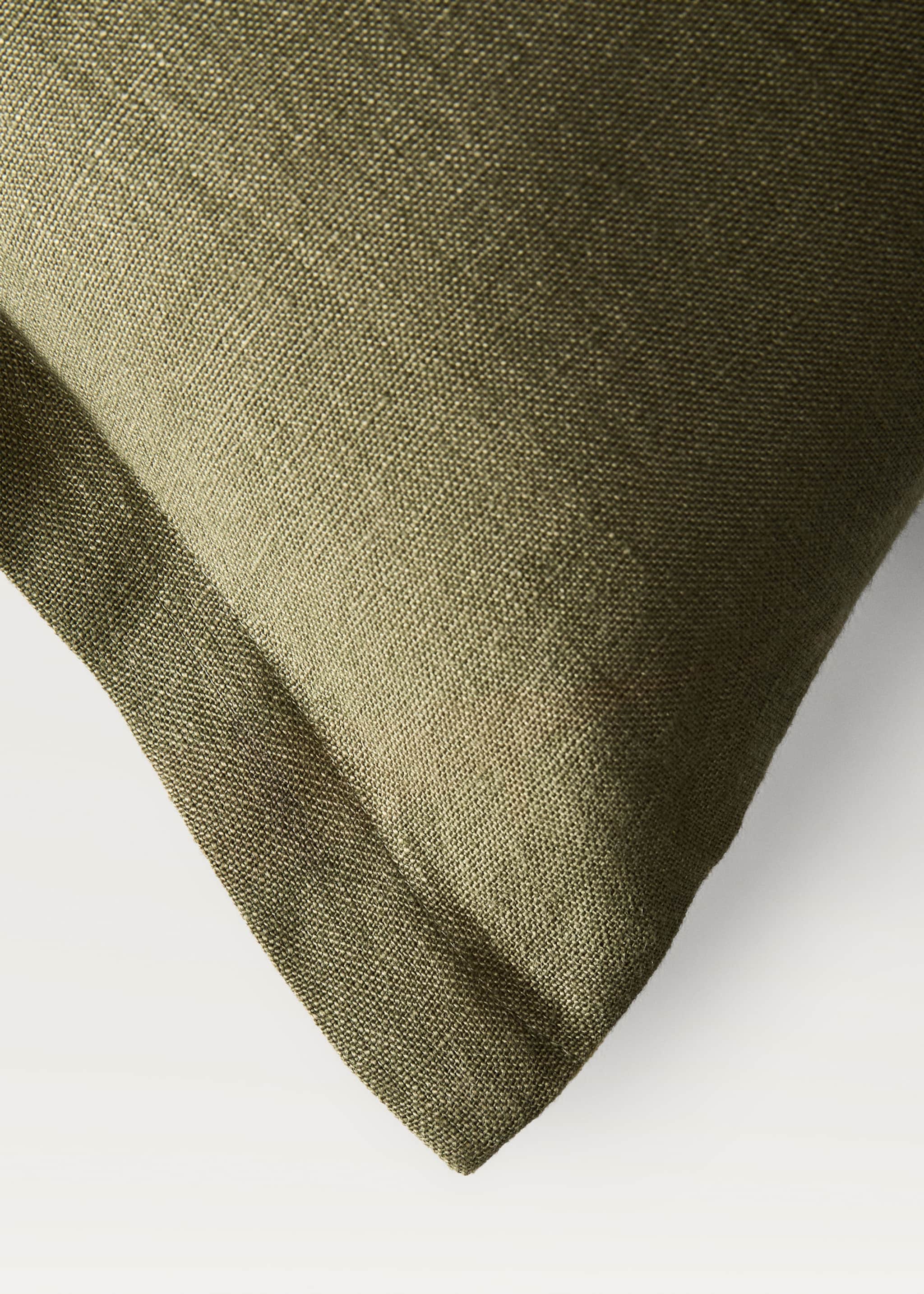 Two-tone linen cushion cover 40x60cm - Details of the article 3