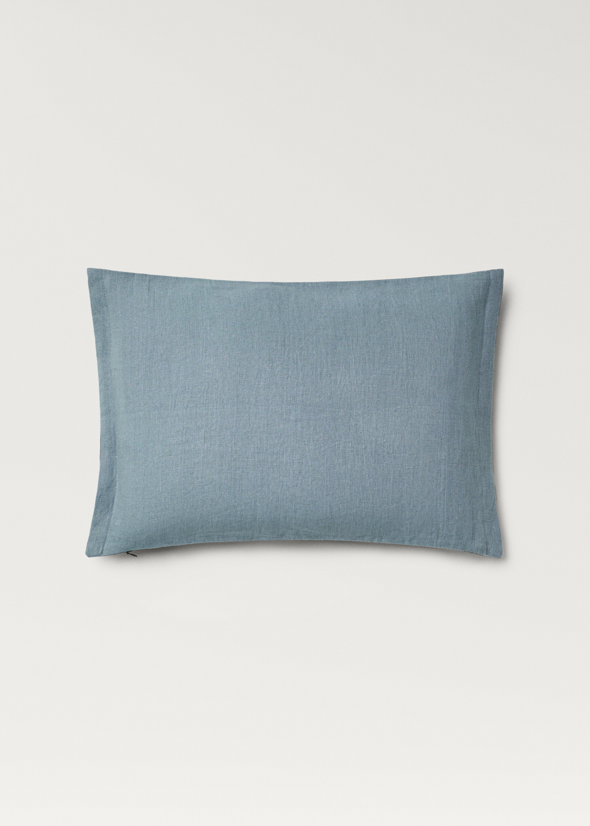 Two-tone linen cushion cover 40x60cm - Details of the article 1
