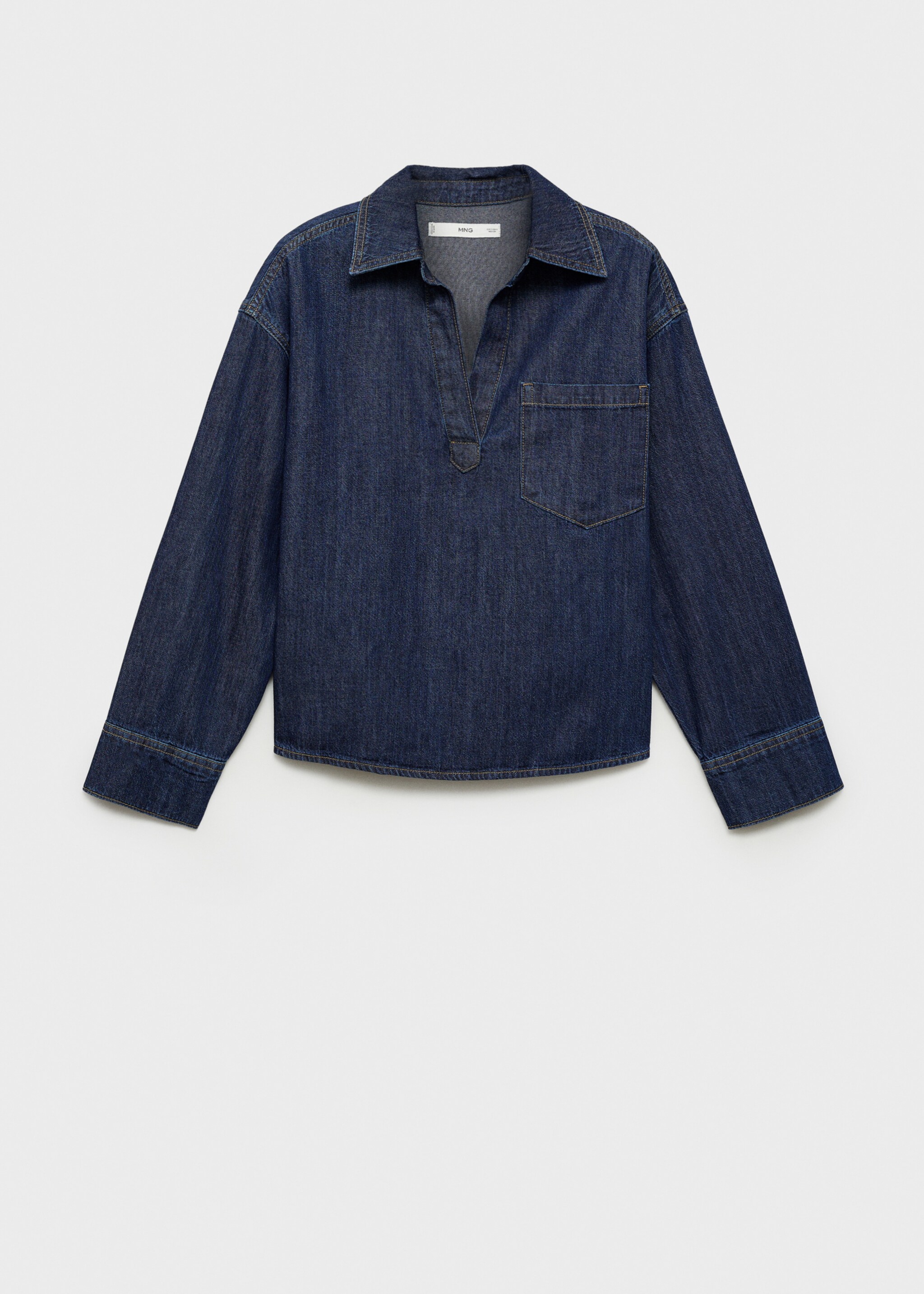 Denim cotton shirt - Article without model