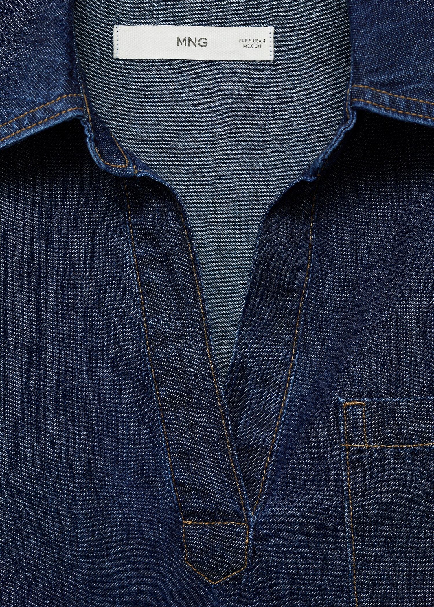 Denim cotton shirt - Details of the article 8