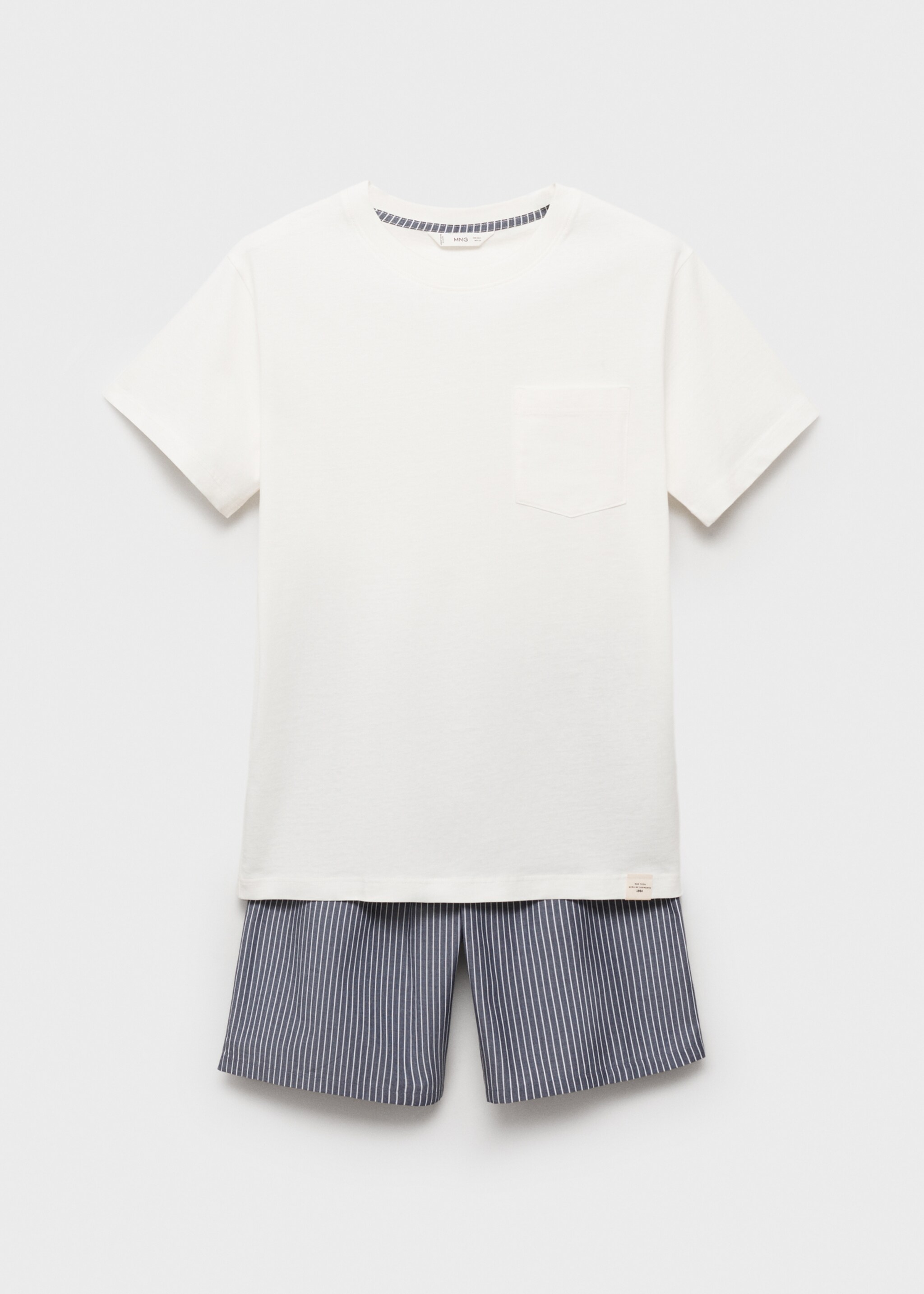 Striped cotton short pyjamas - Article without model