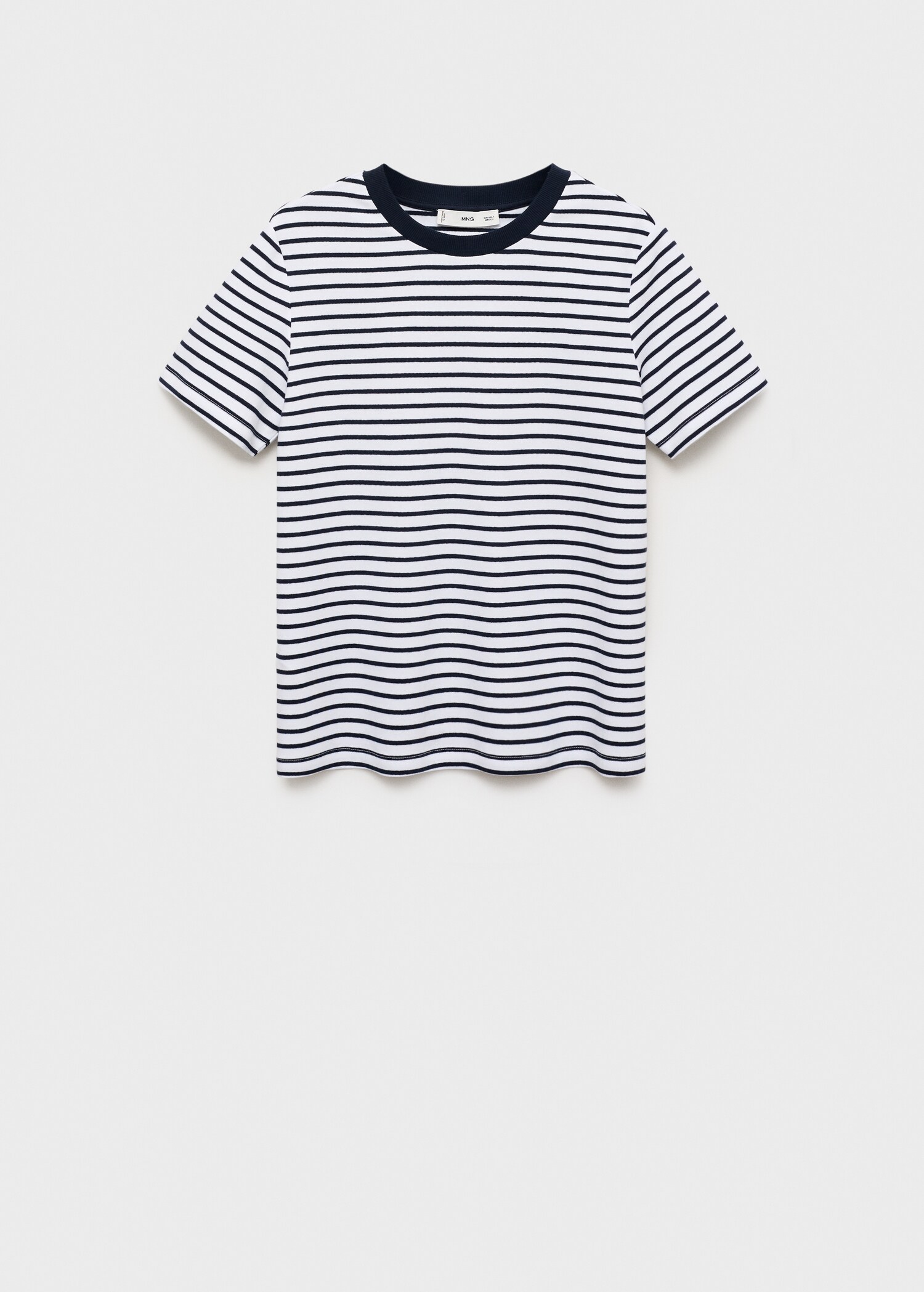Camiseta algodón manga corta rayas - Artículo sin modelo