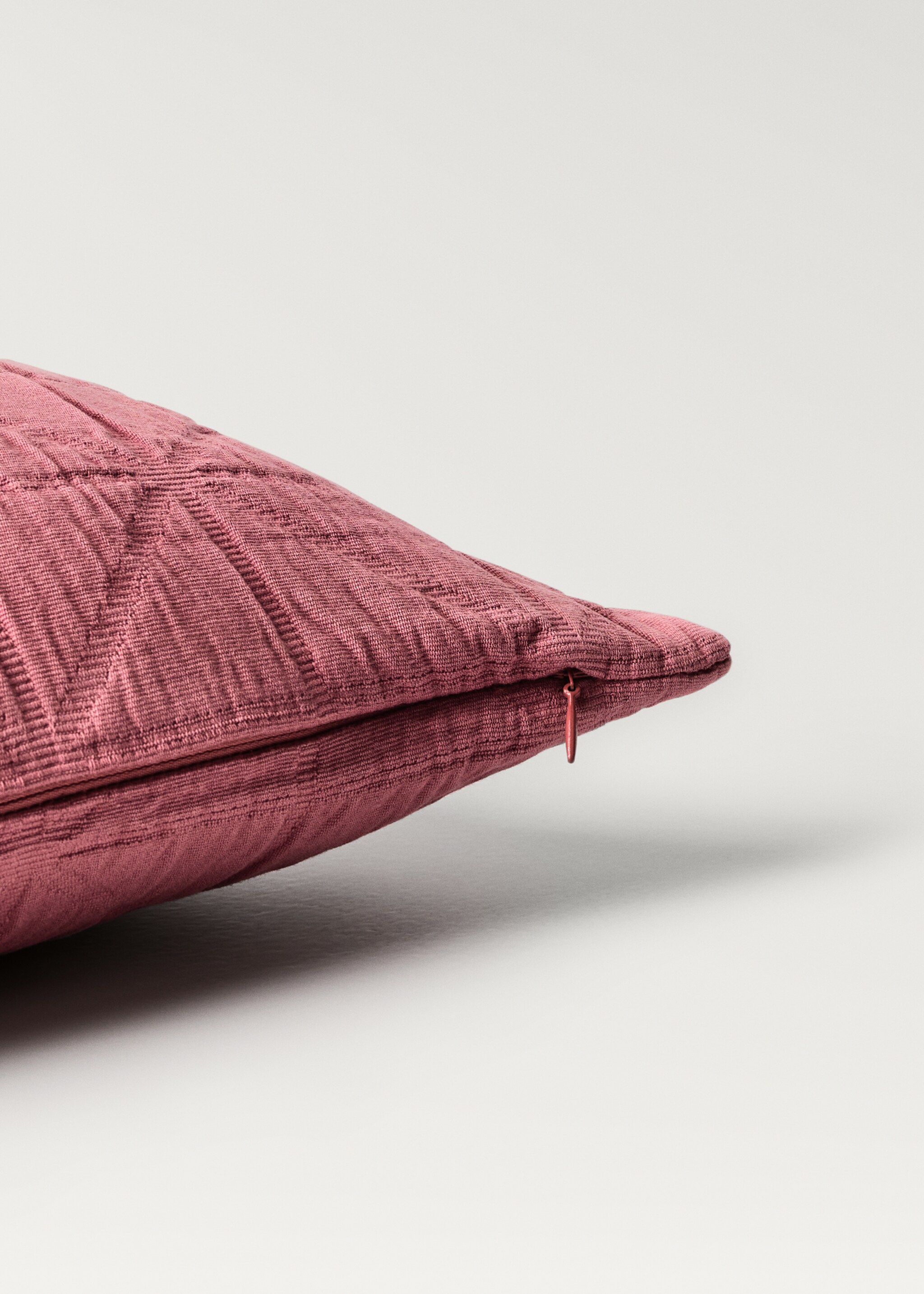 Housse de coussin lit enfant en coton garment-dyed jacquard losanges  40x40 cm - Détail de l'article 1
