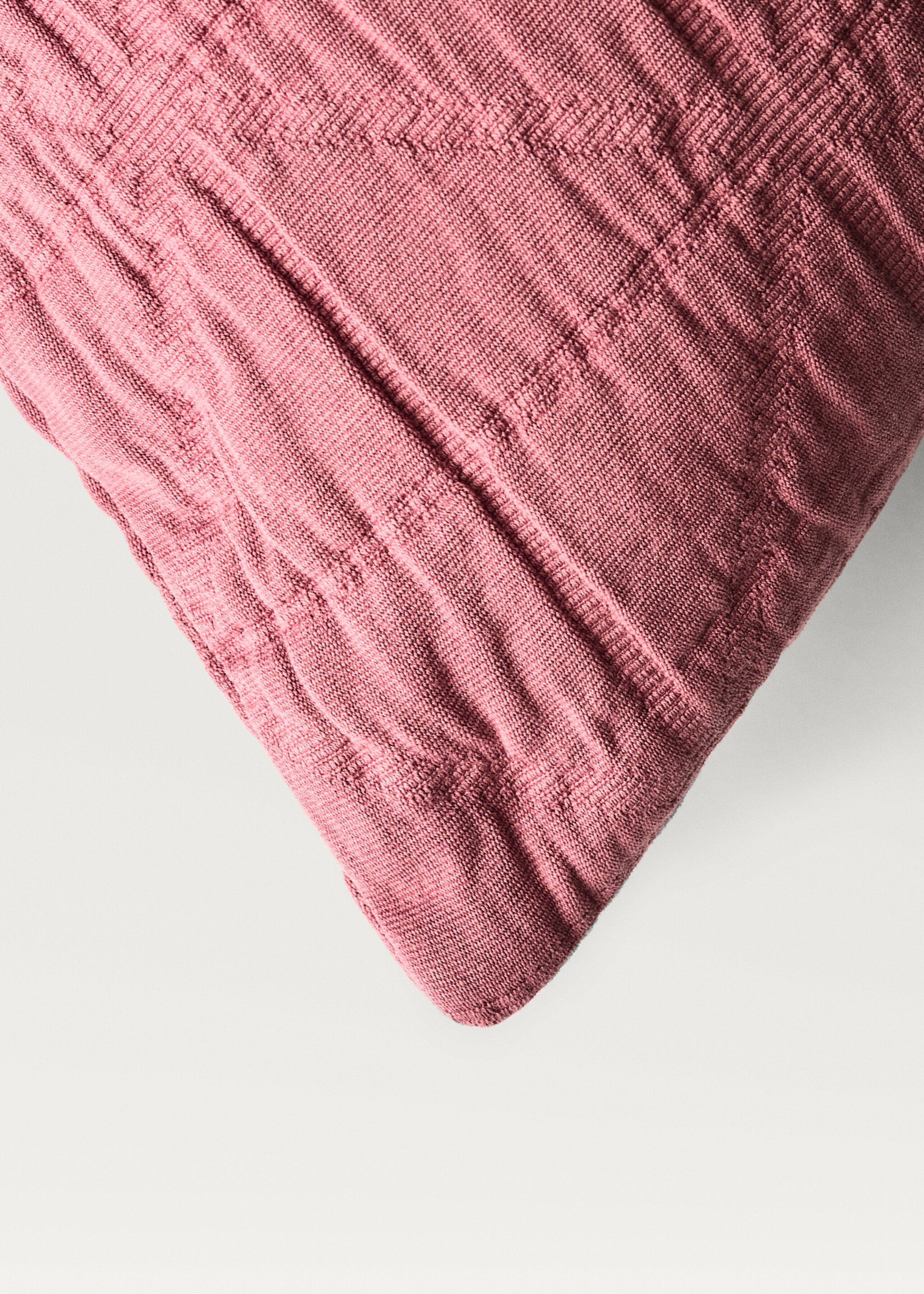 Housse de coussin lit enfant en coton garment-dyed jacquard losanges  40x40 cm - Détail de l'article 2