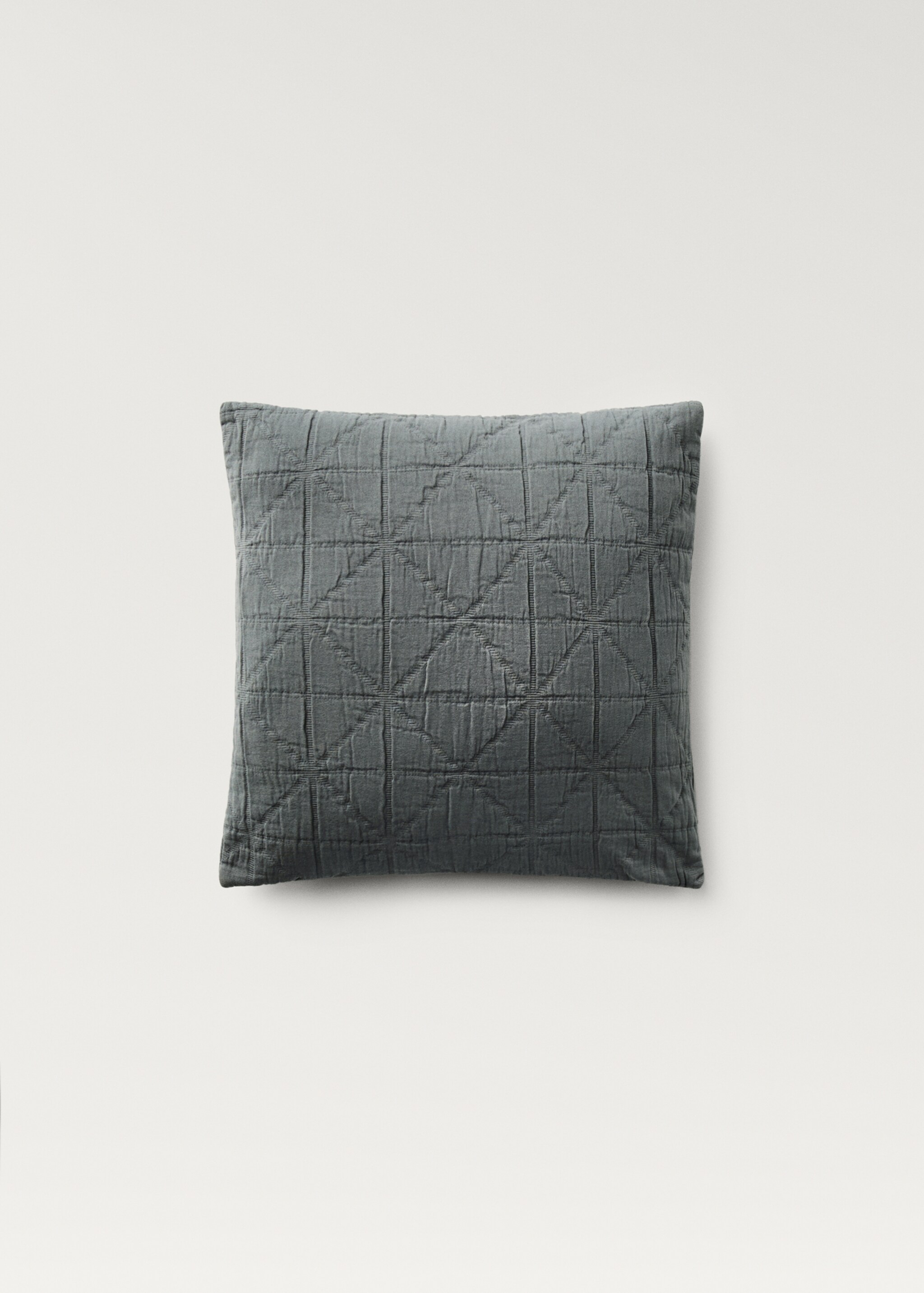 Dječja ukrasna jastučnica od pamučnog žakarda s printom romba 40 x 40 cm - Artikl bez modela