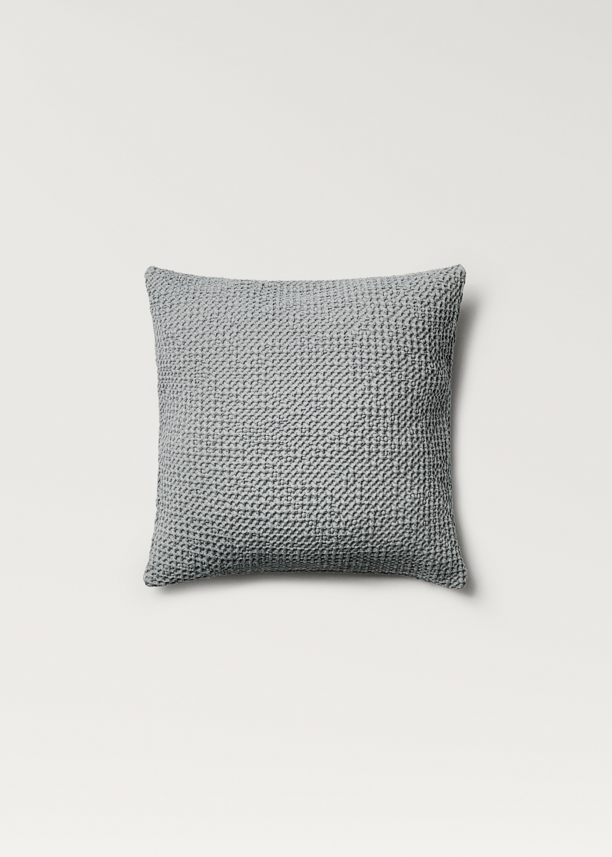 Children’s waffle-cotton garment-dyed cushion cover  40x40cm - Article without model