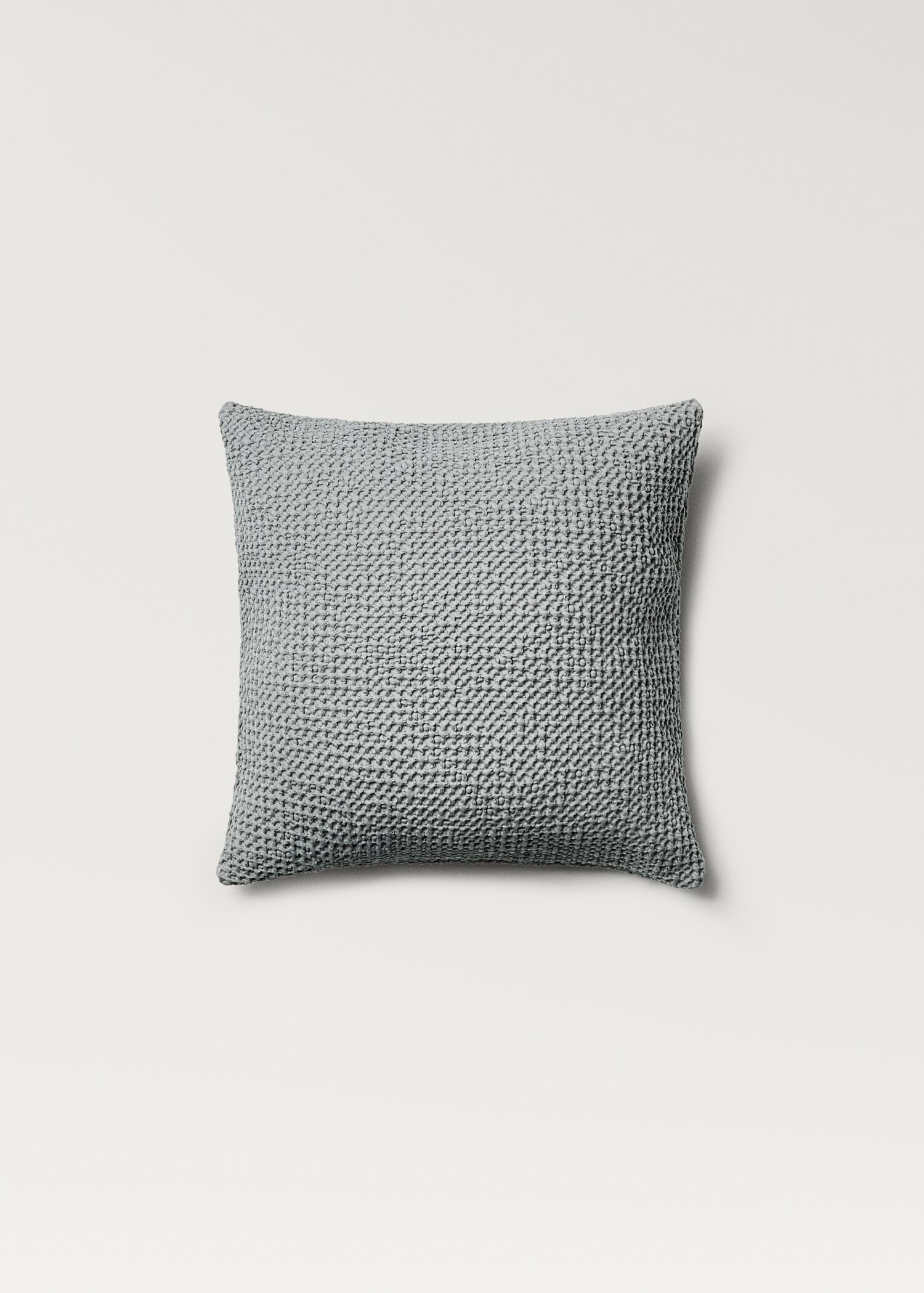 Children’s waffle-cotton garment-dyed cushion cover  40x40cm - Article without model