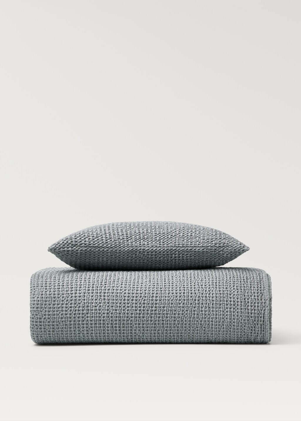 Children’s waffle-cotton garment-dyed cushion cover 40x40cm