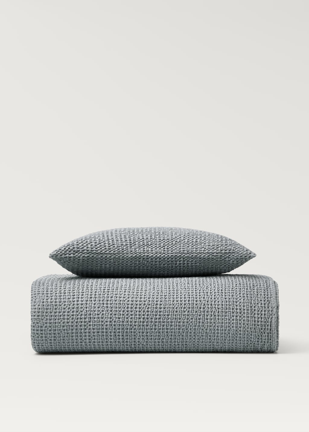 Children’s waffle-cotton garment-dyed cushion cover 40x40cm