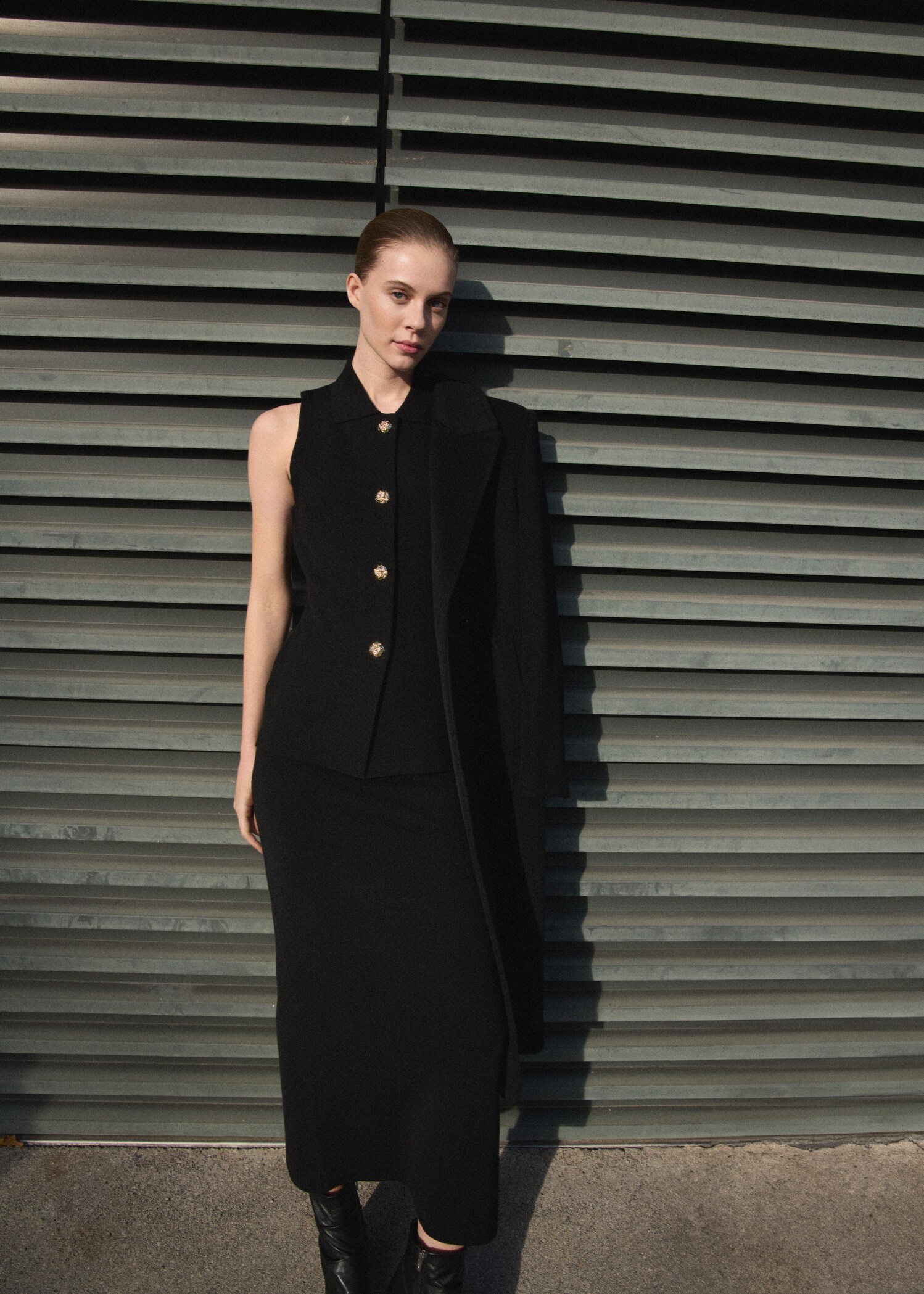 Fine knit midi skirt - Details of the article 6