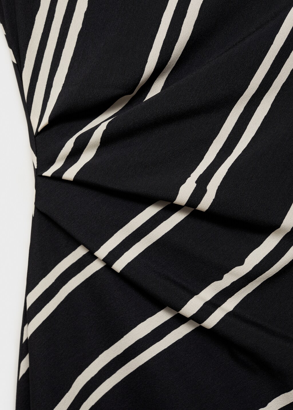Thumbnail of Stripe-print midi-dress - Black
