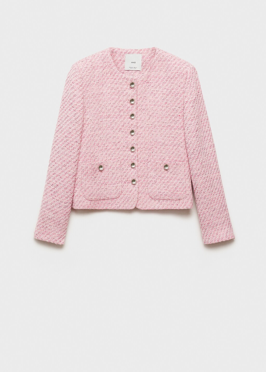 Fitted tweed jacket - Women | MANGO USA